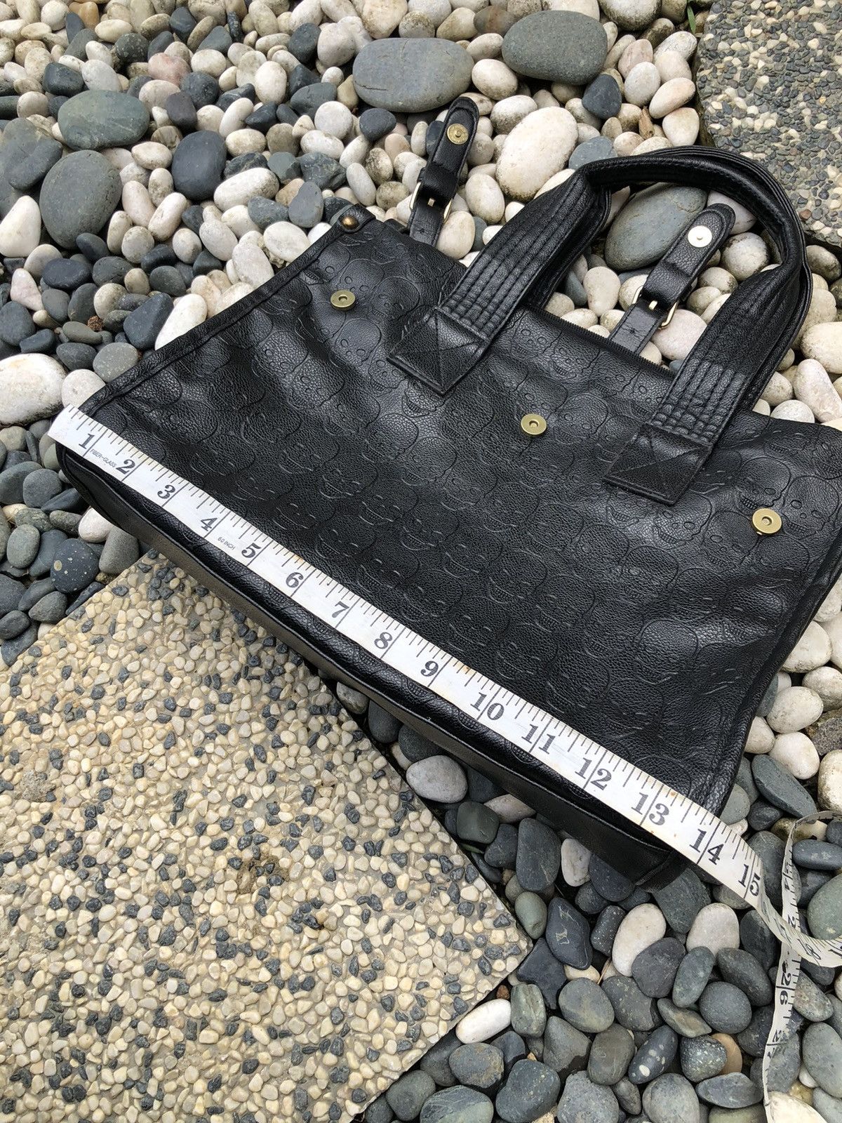 Vintage 💀PUNK SKULL MONOGRAM CROSSBODY BAG Size ONE SIZE - 12 Thumbnail