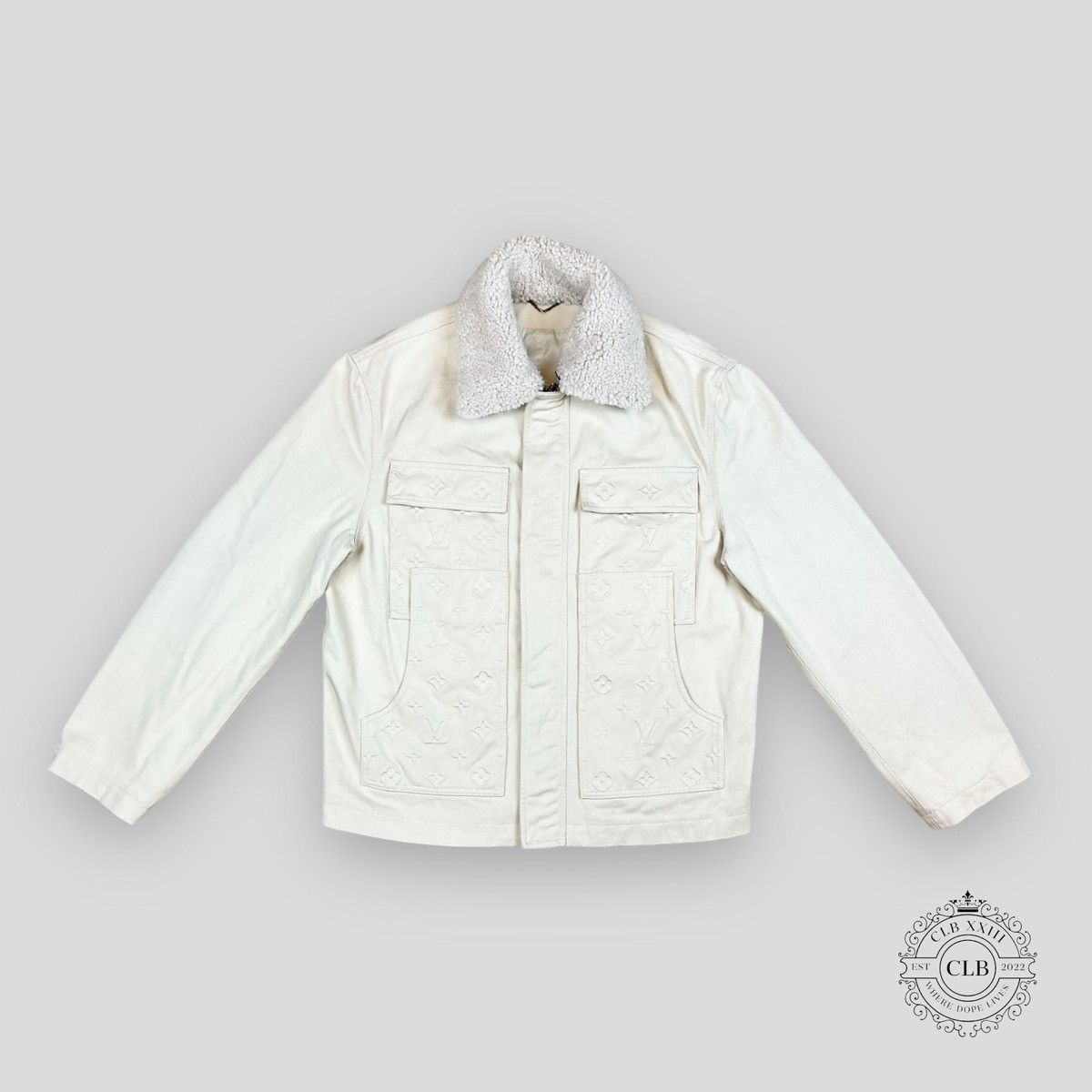 Louis Vuitton LOUIS VUITTON MONOGRAM WORKWEAR DENIM JACKET OFF-WHITE Size US M / EU 48-50 / 2 - 1 Thumbnail