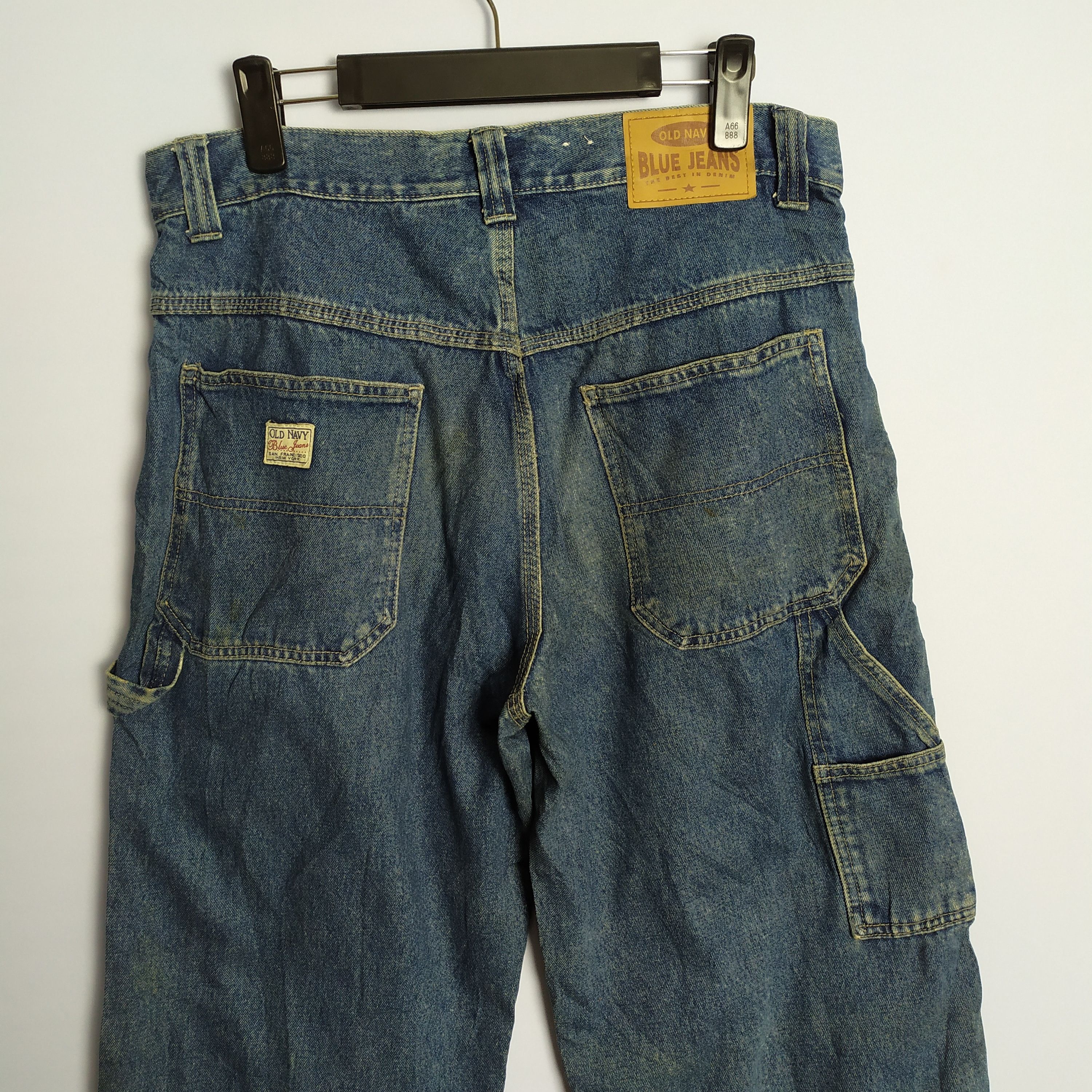 Japanese Brand VINTAGE JAPANESE FADED BLUE JEANS CARGO PANTS Size US 32 / EU 48 - 14 Thumbnail