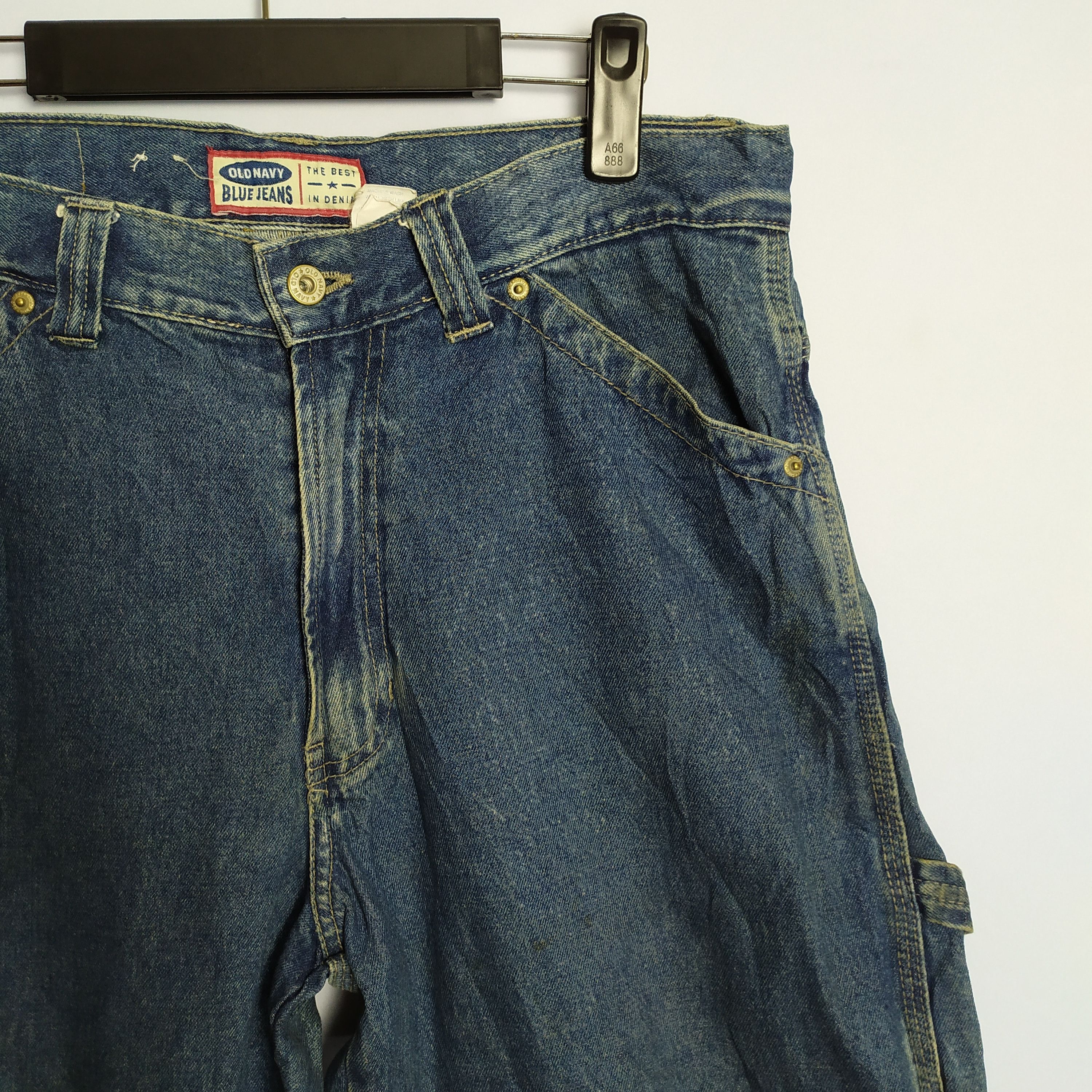 Japanese Brand VINTAGE JAPANESE FADED BLUE JEANS CARGO PANTS Size US 32 / EU 48 - 3 Thumbnail