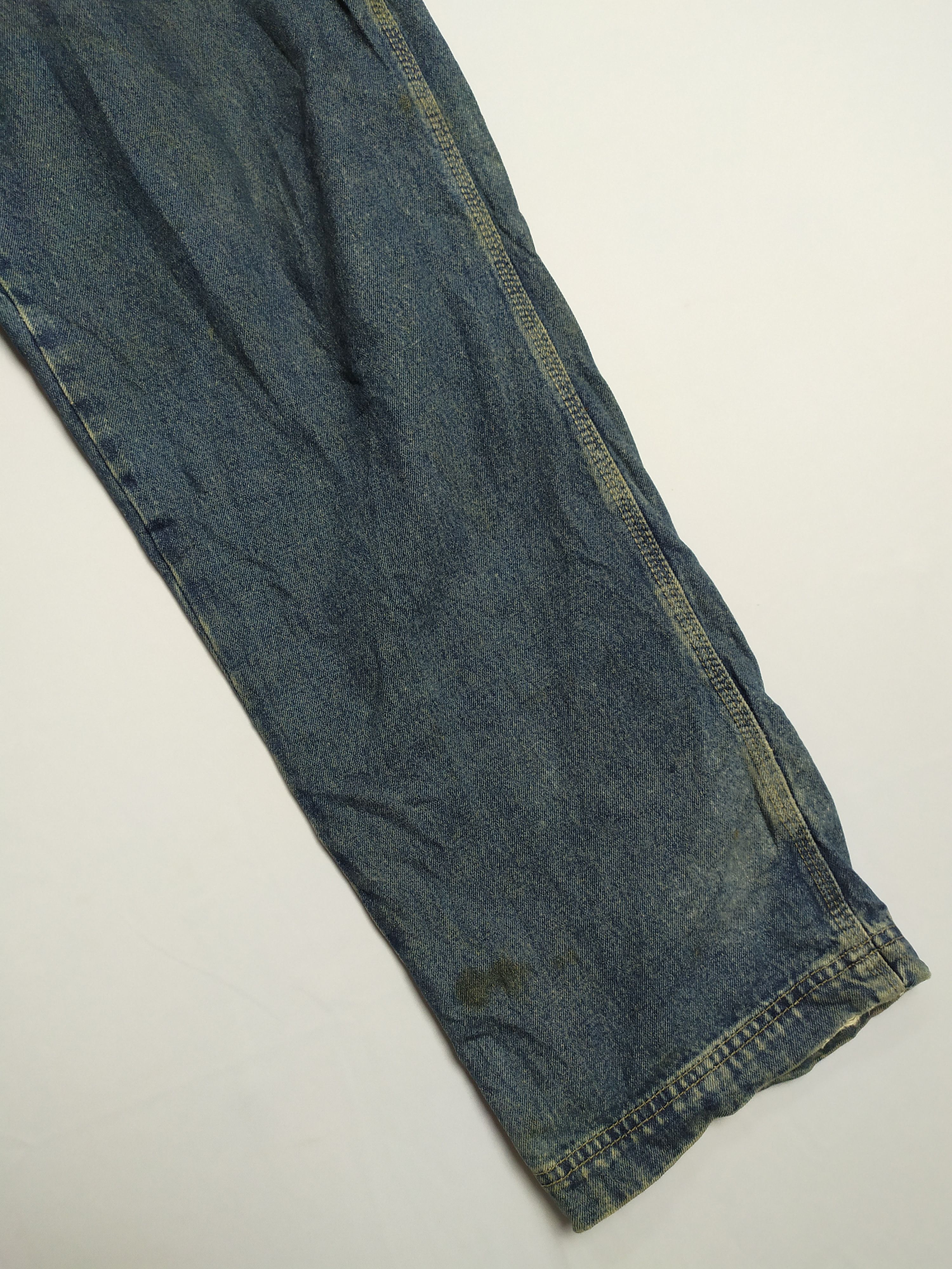 Japanese Brand VINTAGE JAPANESE FADED BLUE JEANS CARGO PANTS Size US 32 / EU 48 - 6 Thumbnail