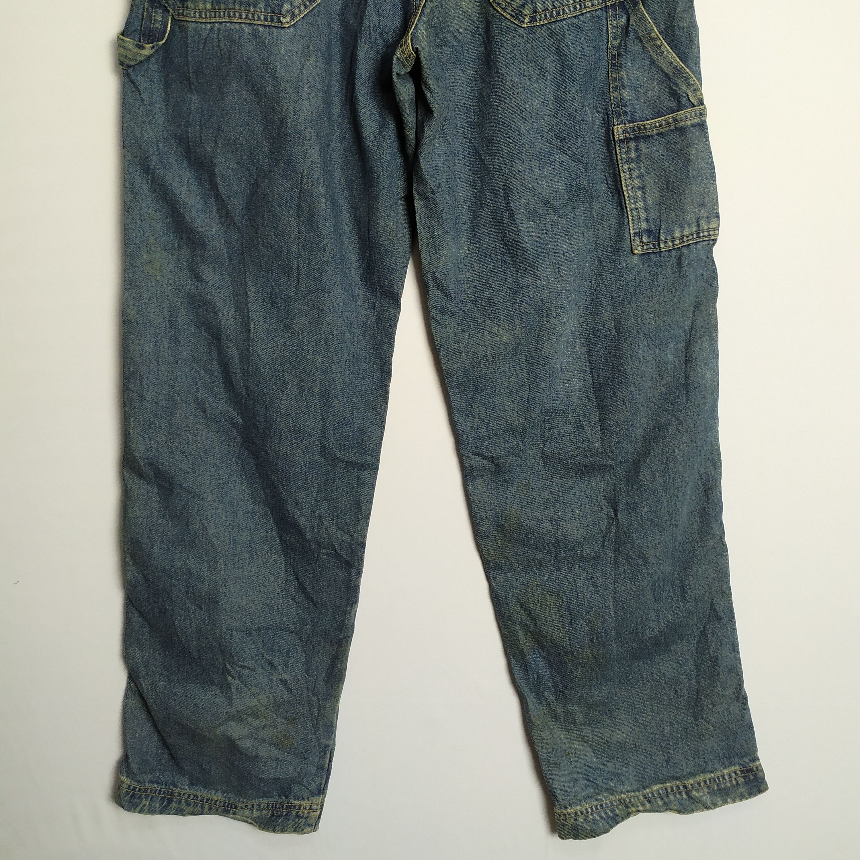 Japanese Brand VINTAGE JAPANESE FADED BLUE JEANS CARGO PANTS Size US 32 / EU 48 - 13 Thumbnail