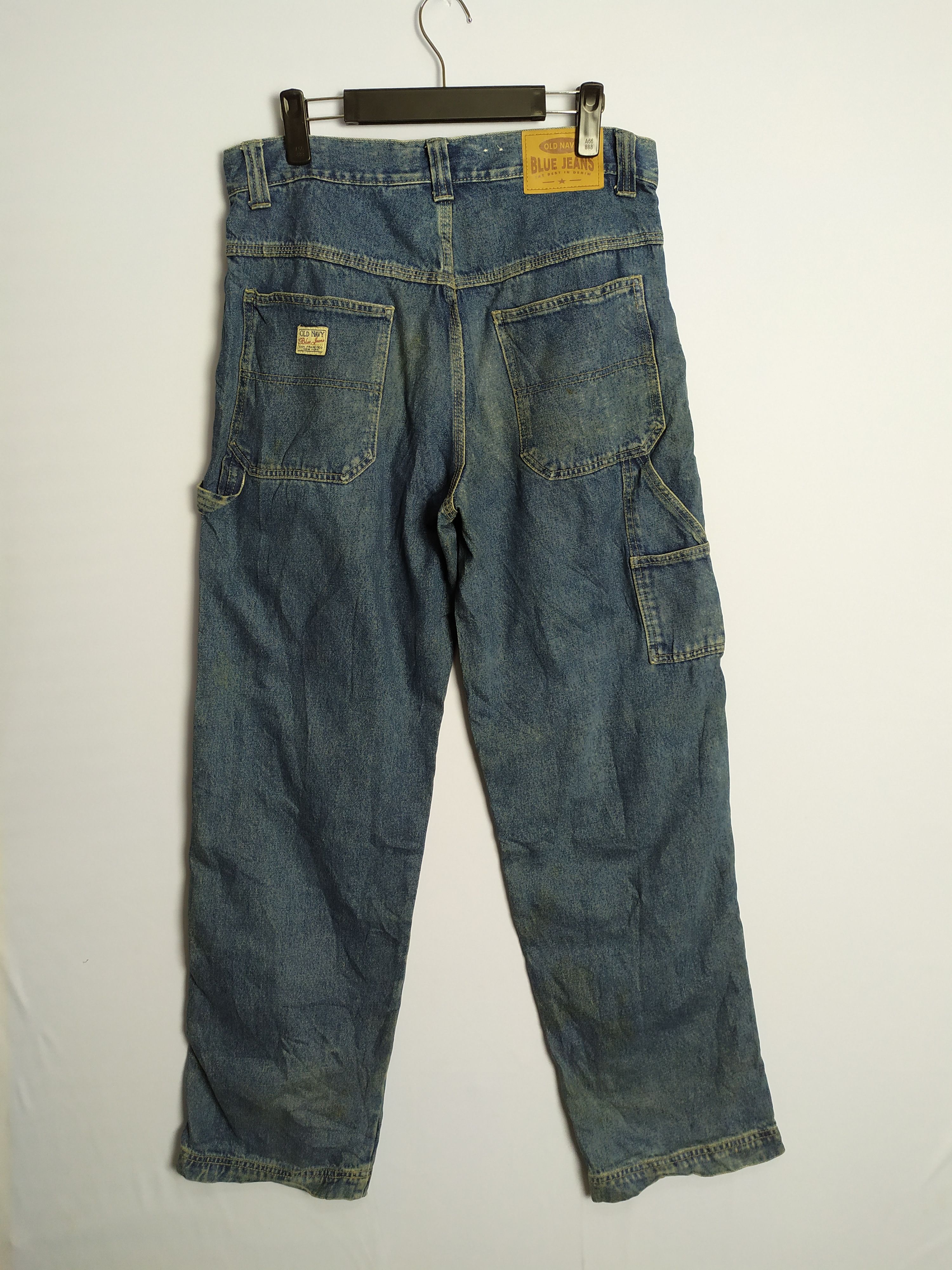 Japanese Brand VINTAGE JAPANESE FADED BLUE JEANS CARGO PANTS Size US 32 / EU 48 - 15 Thumbnail