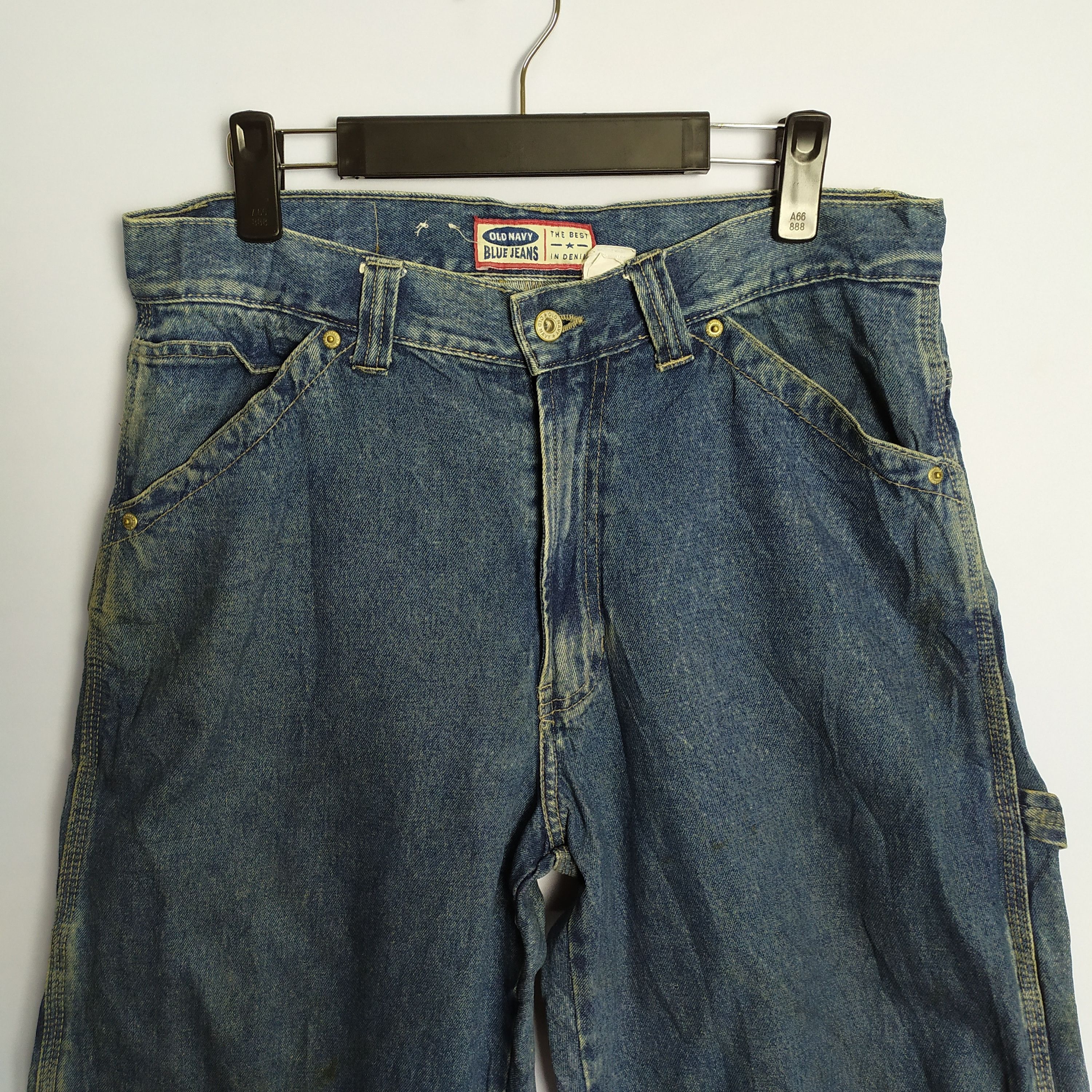 Japanese Brand VINTAGE JAPANESE FADED BLUE JEANS CARGO PANTS Size US 32 / EU 48 - 5 Thumbnail
