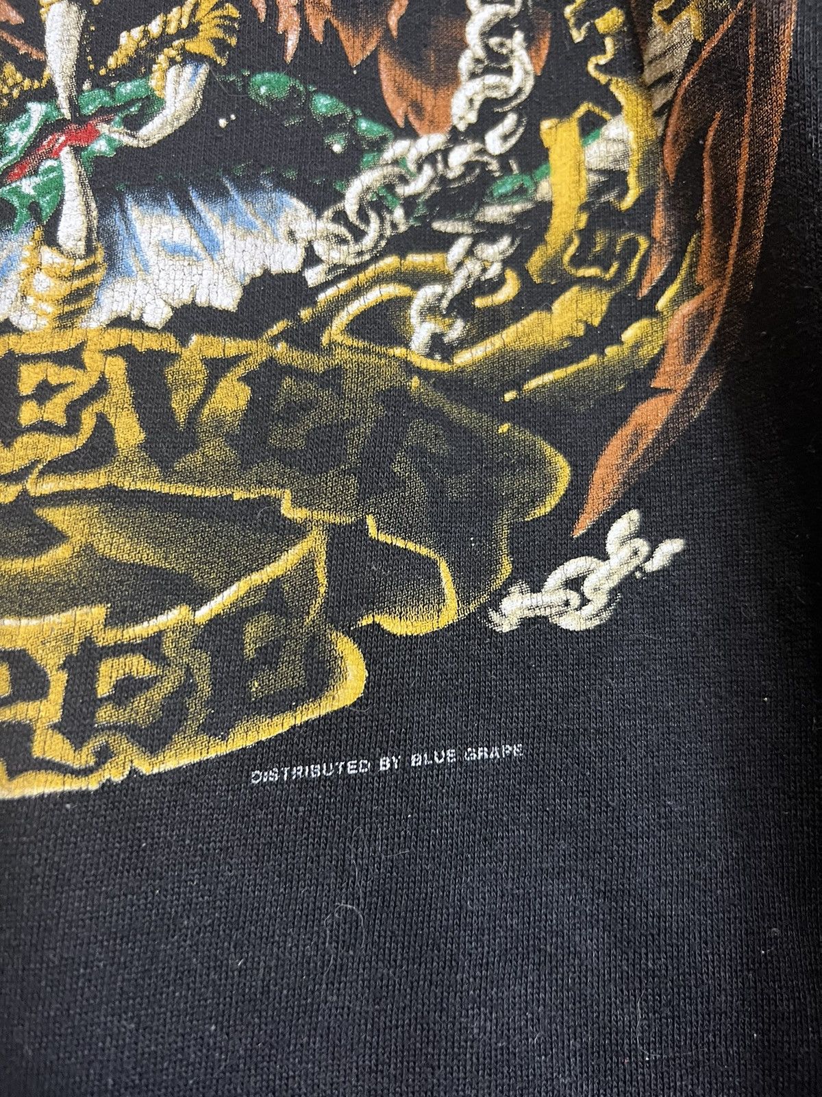 Band Tees Rare Vintage 1993 Saxon Forever Heavy Metal Band Crewneck Size US XL / EU 56 / 4 - 7 Thumbnail