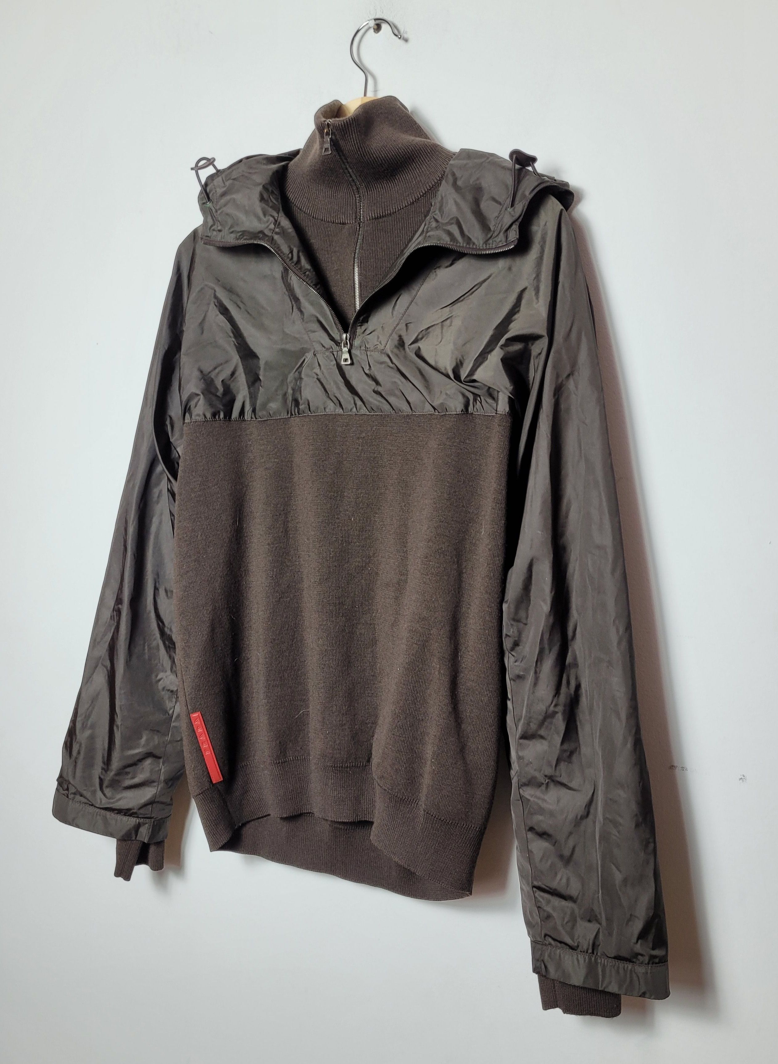 Prada Prada Brown Anorak Red Tab L Size US L / EU 52-54 / 3 - 5 Thumbnail