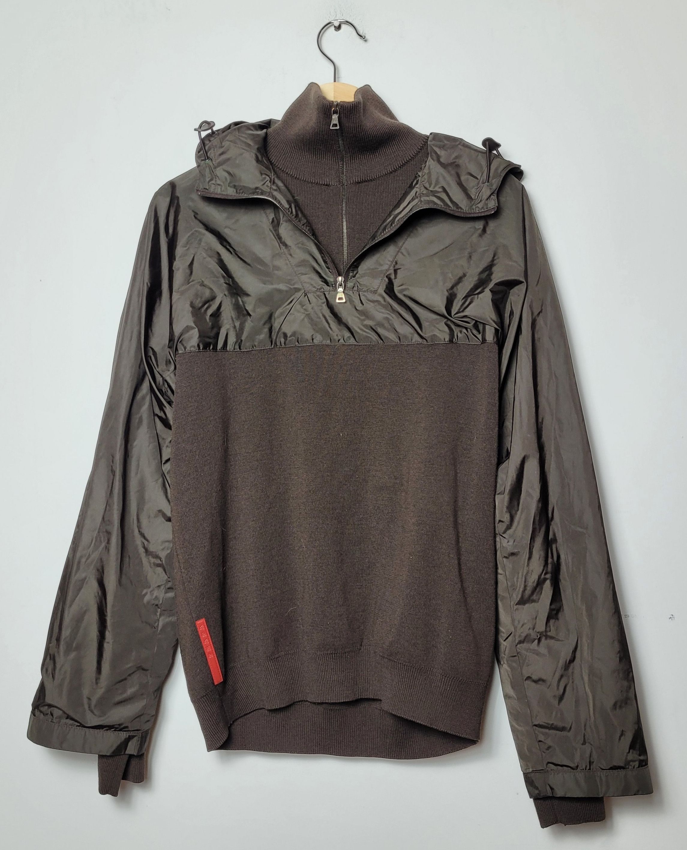 Prada Prada Brown Anorak Red Tab L Size US L / EU 52-54 / 3 - 4 Thumbnail
