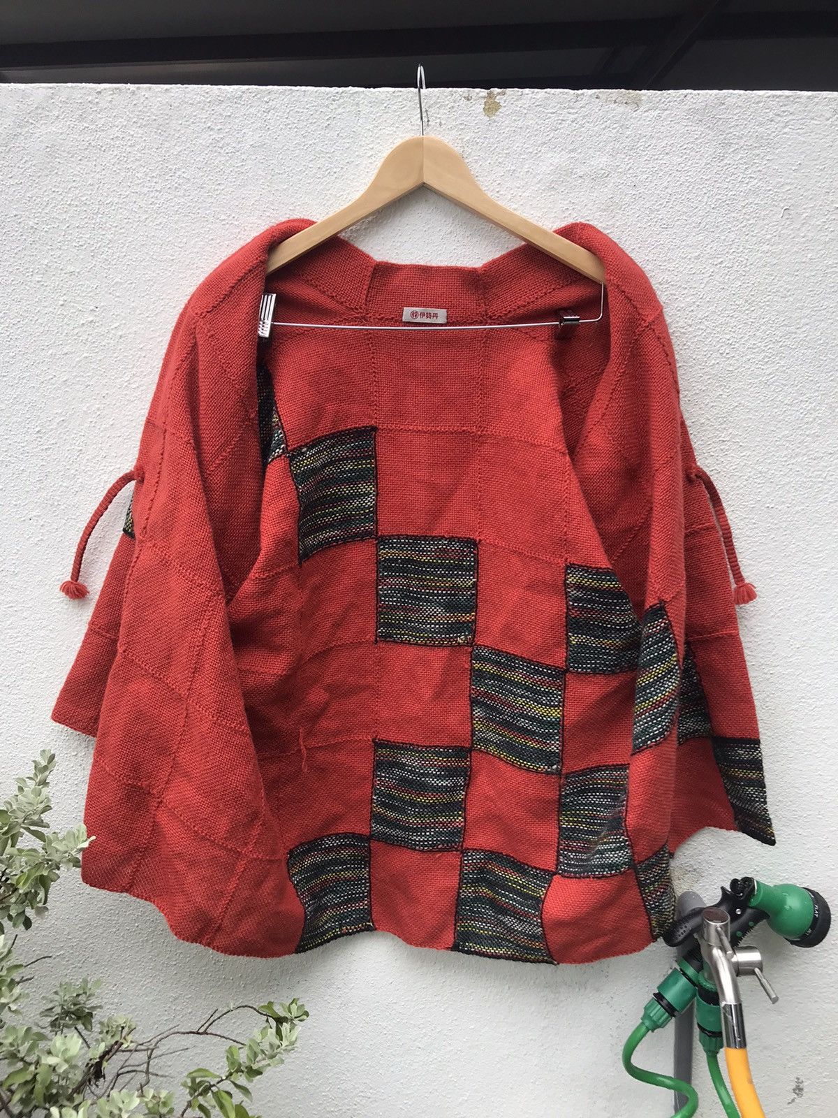 Designer × Japanese Brand 90s HAORI KIMONO CARDIGAN PATCHWORKS JAPAN BY ISETAN Size US M / EU 48-50 / 2 - 7 Thumbnail
