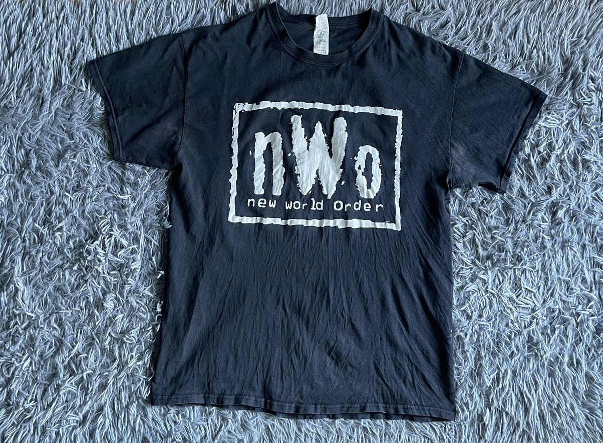 Vintage × WWE × WWF nWo new world order 1996-2000 vintage WWE distressed t-shirt Size US L / EU 52-54 / 3 - 1 Thumbnail