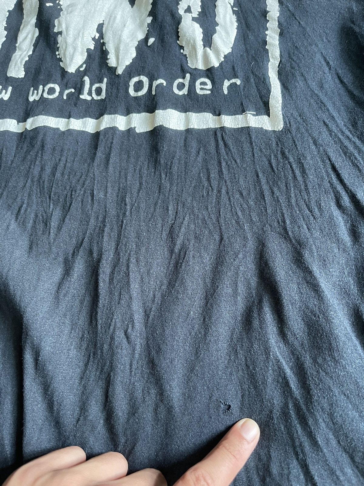 Vintage × WWE × WWF nWo new world order 1996-2000 vintage WWE distressed t-shirt Size US L / EU 52-54 / 3 - 3 Thumbnail