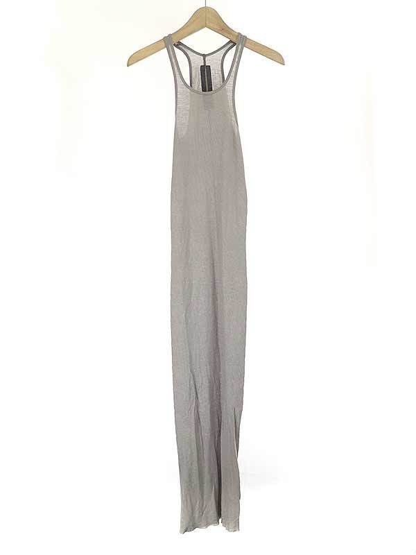 image of Rick Owens Ss10 Release Dress Long Tank in Black, Men's (Size Medium)