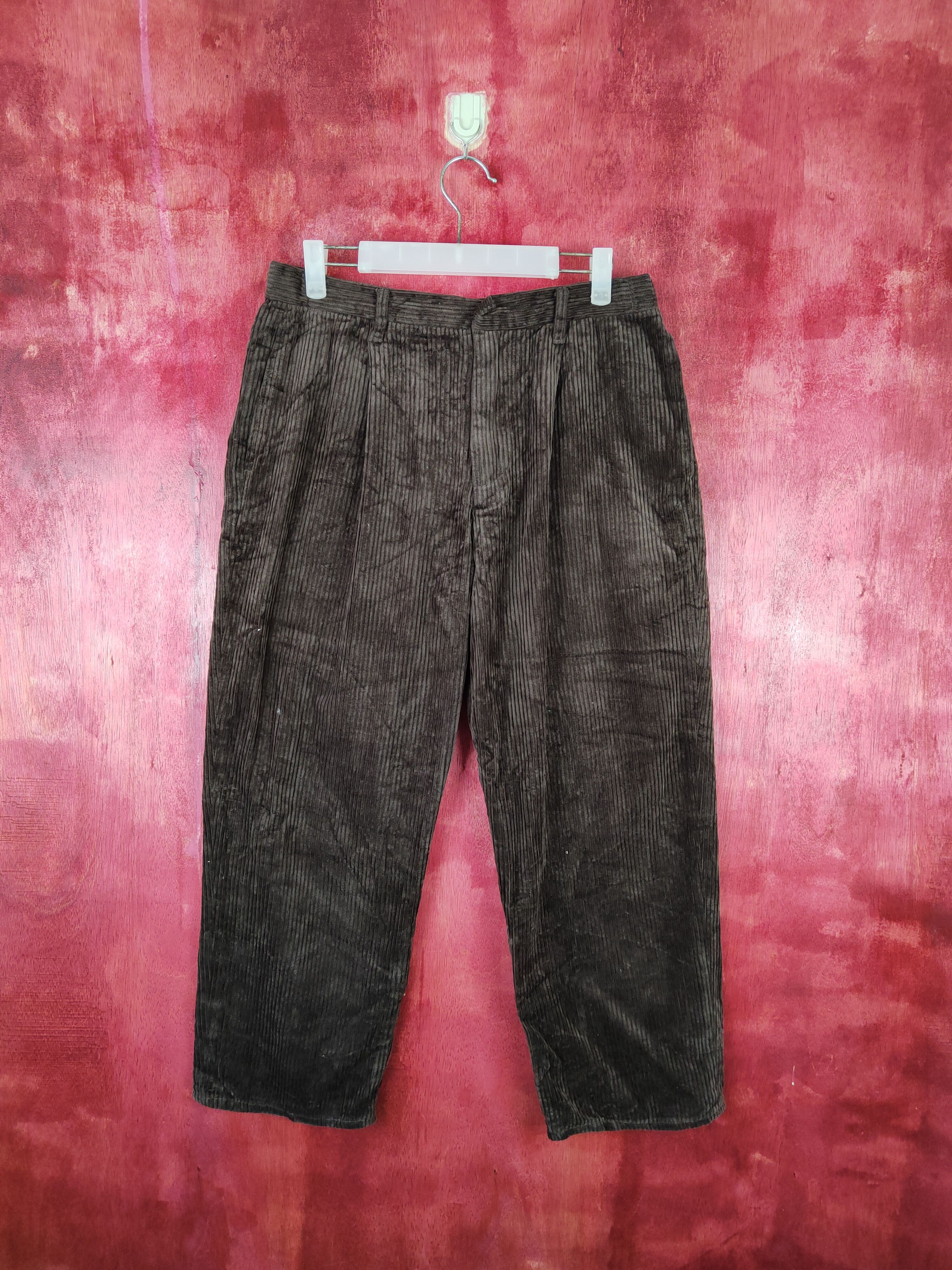 RAGEBLUE × Vintage Rageblue vintage Brown Tactical Corduroy Cargo Pants #S581 Size US 30 / EU 46 - 1 Thumbnail