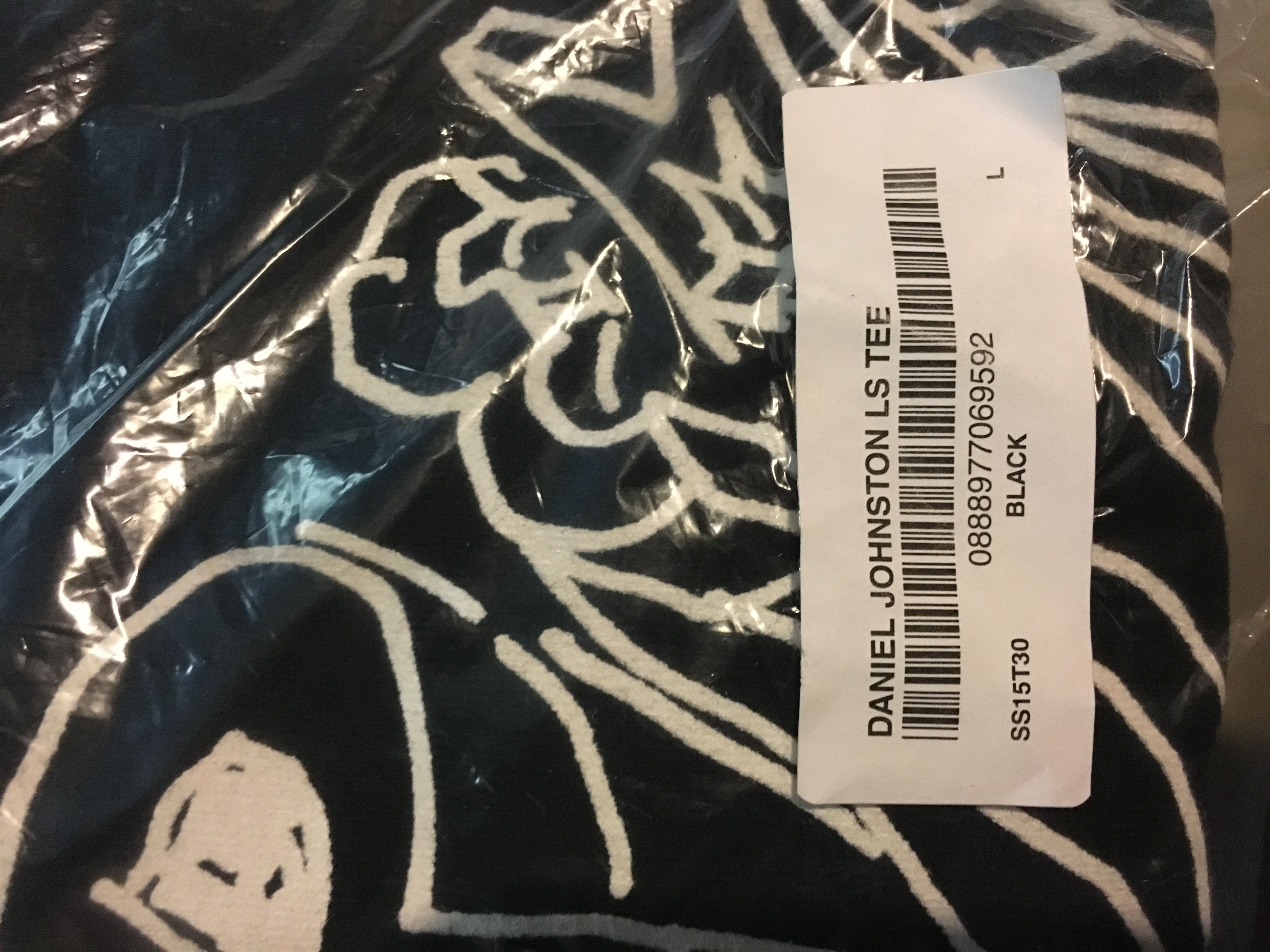 Supreme Supreme Daniel Johnston L/S Black Large SS15 Size US L / EU 52-54 / 3 - 2 Thumbnail