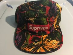 Supreme Painted Floral Camp Cap | Grailed