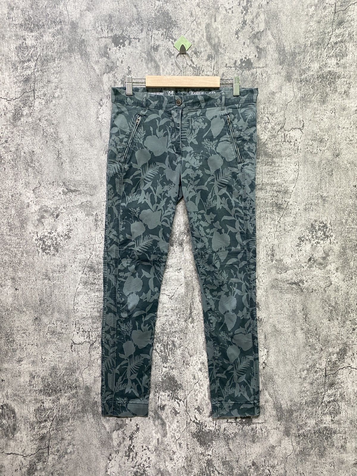 Gap Khakis By Gap Japan Made Super Skinny Floral Design Pants | Grailed