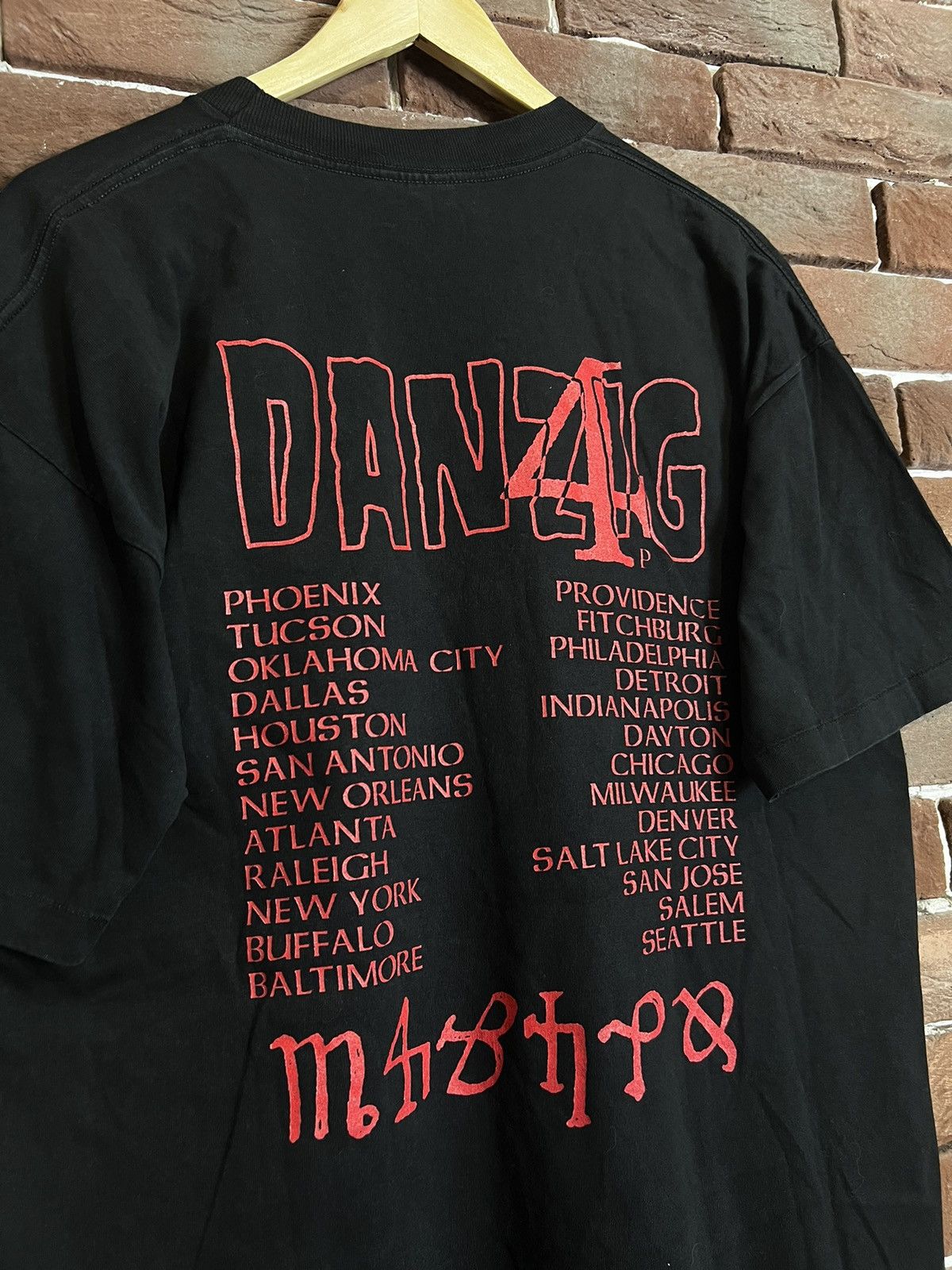 Band Tees Rare Vintage 90s Danzig Little Whip Horror Punk Band Tee Size US XL / EU 56 / 4 - 6 Thumbnail