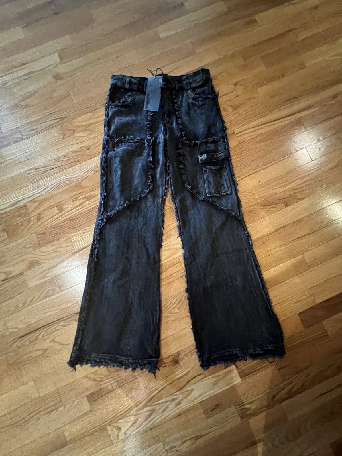 No Faith Studios No Faith Studios Flared Denim 001 | Grailed