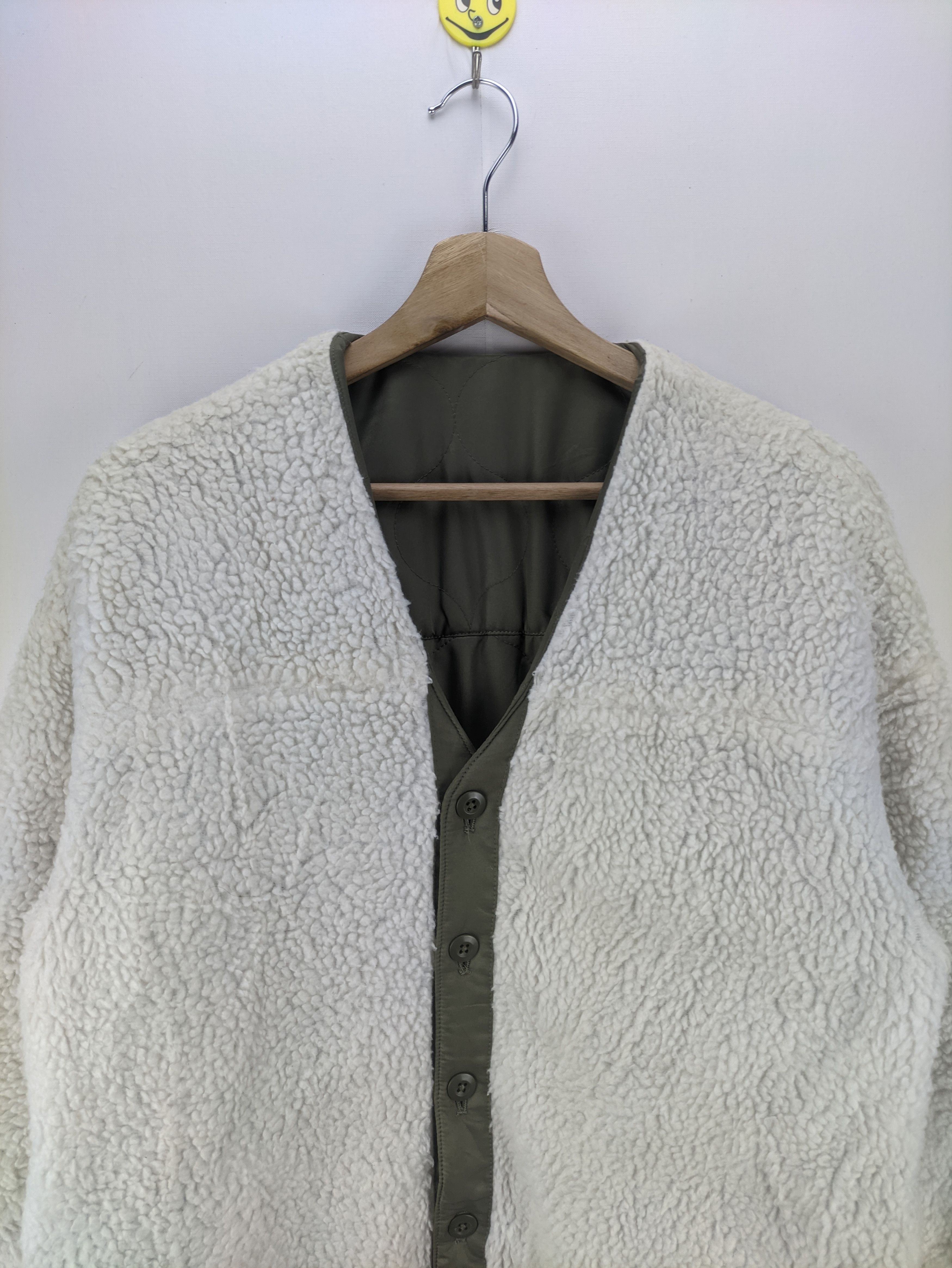 Japanese Brand Steals🔥Sherpa Quilted Cardigan Jacket Reversible Size L / US 10 / IT 46 - 9 Thumbnail