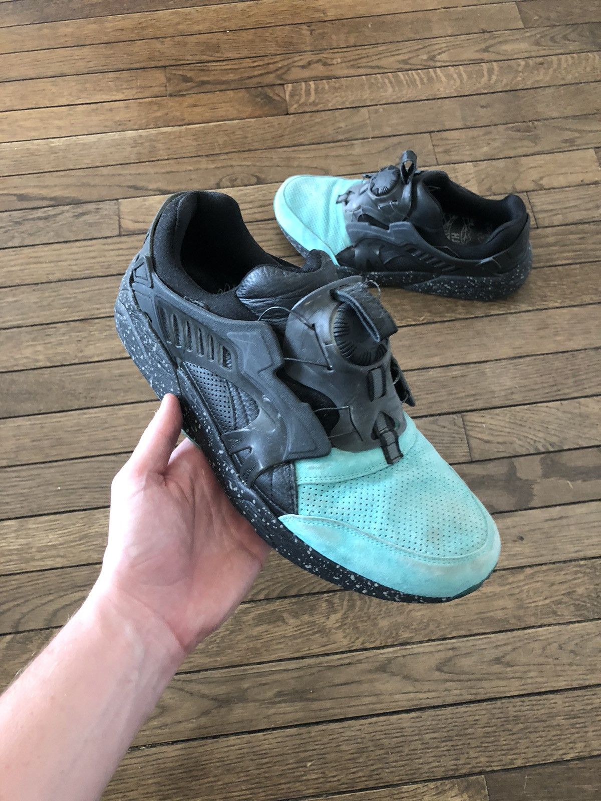 Kith × Puma × Ronnie Fieg Puma Disc OG Ronnie Fieg “COA” Atlantis ❄️🧊🥣 Disk NY Coral Size US 11.5 / EU 44-45 - 2 Thumbnail