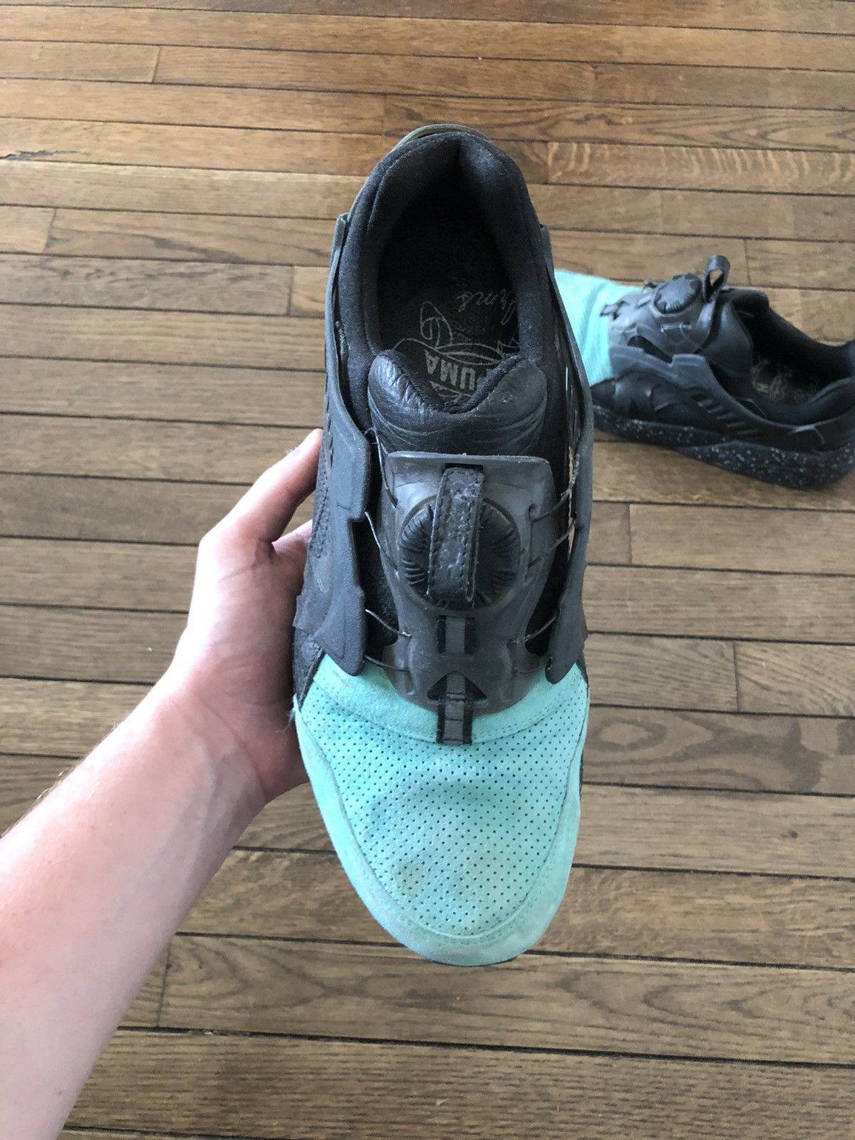 Kith × Puma × Ronnie Fieg Puma Disc OG Ronnie Fieg “COA” Atlantis ❄️🧊🥣 Disk NY Coral Size US 11.5 / EU 44-45 - 3 Thumbnail