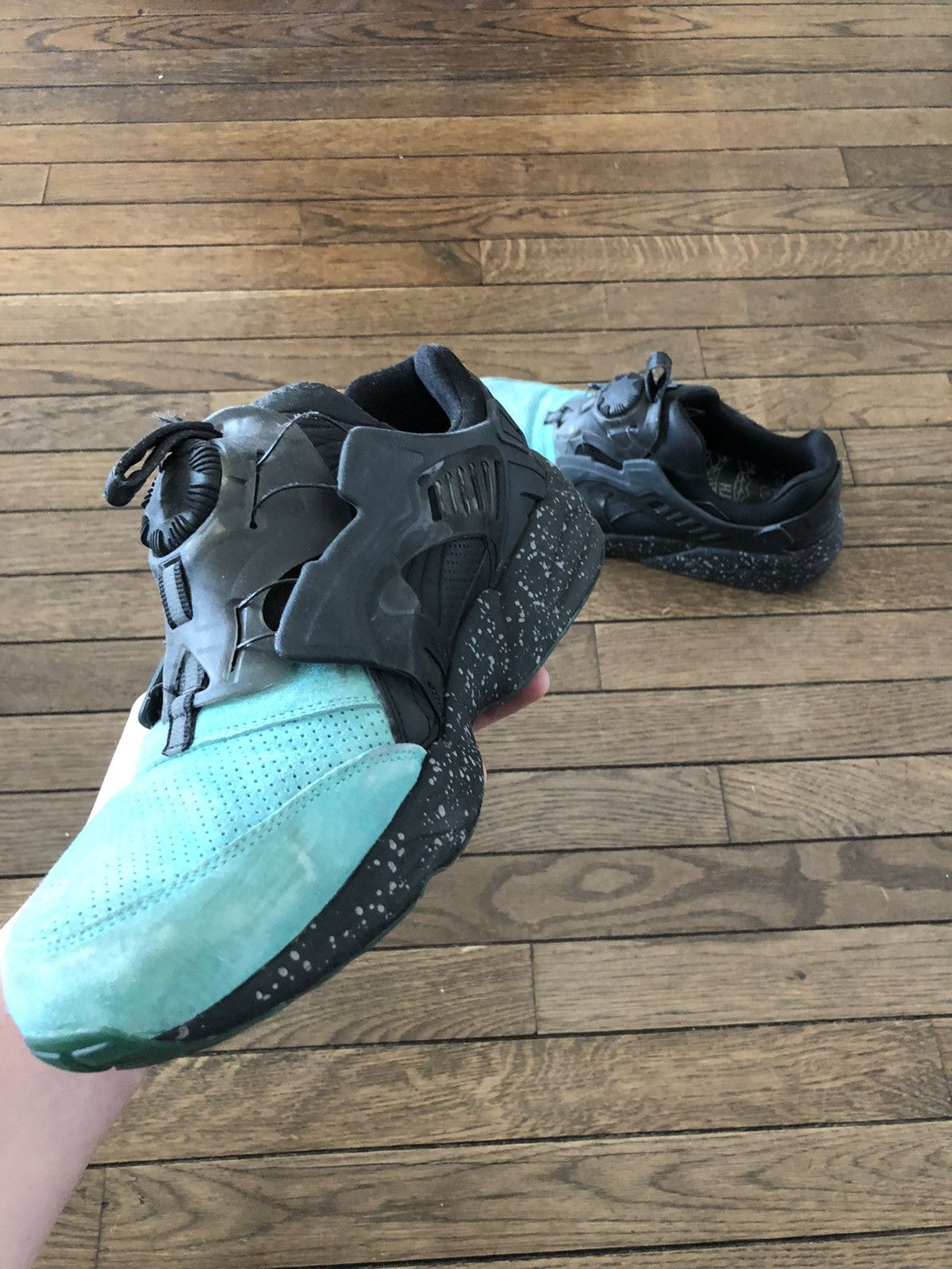 Kith × Puma × Ronnie Fieg Puma Disc OG Ronnie Fieg “COA” Atlantis ❄️🧊🥣 Disk NY Coral Size US 11.5 / EU 44-45 - 4 Thumbnail