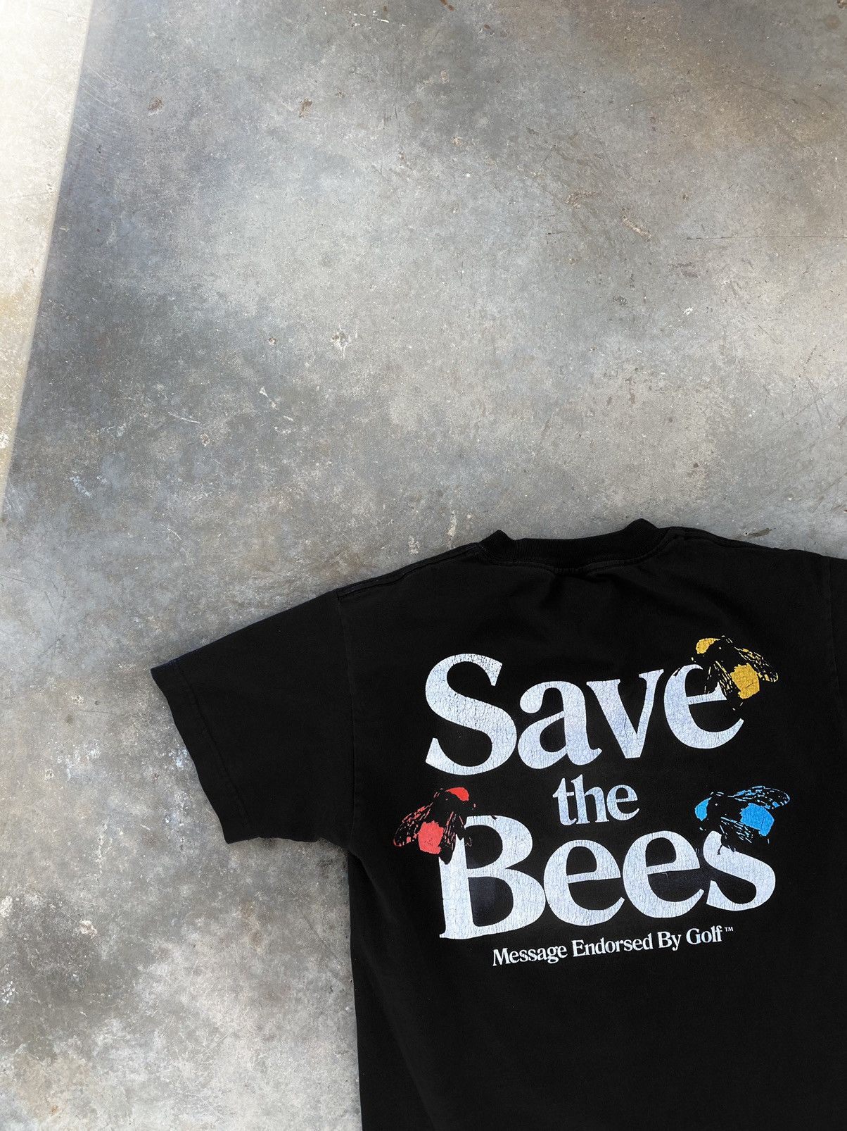 Golf Wang Golf Wang Save The Bees Black Logo Tee Small 🥣 Tyler Odd Size US S / EU 44-46 / 1 - 2 Thumbnail
