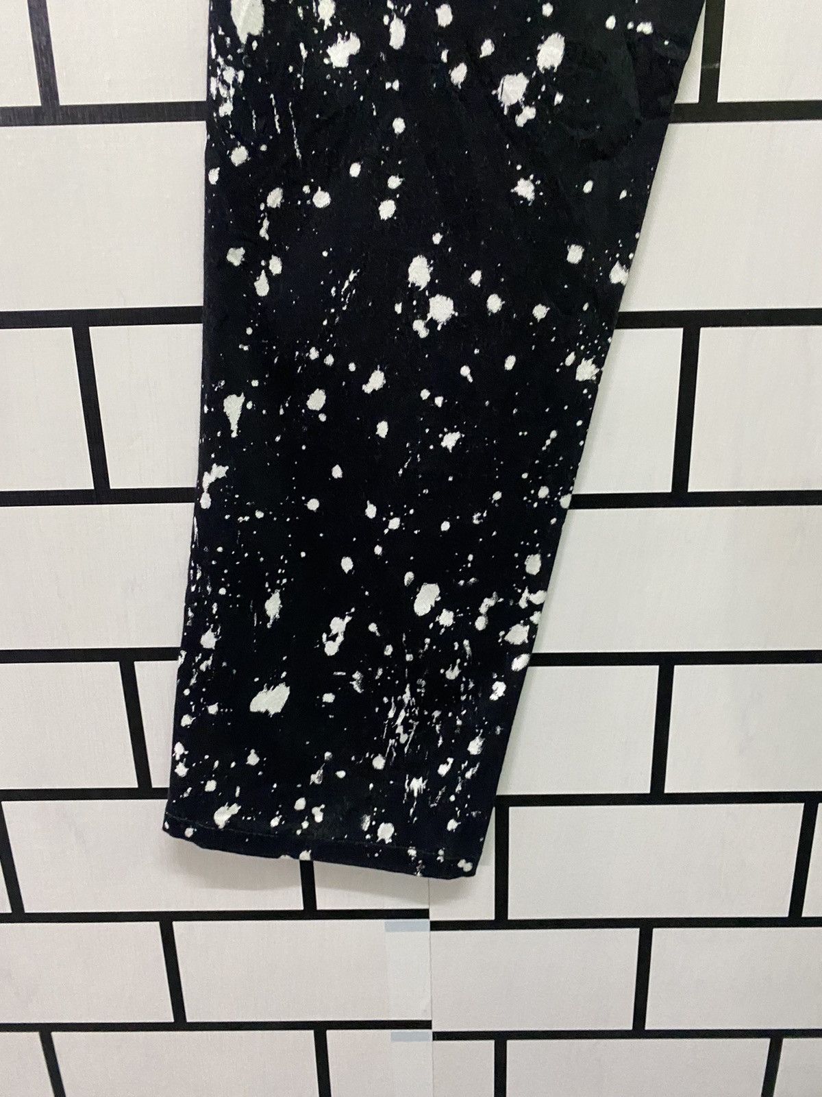 Designer × Japanese Brand Japan Made Black Acids Wash Nice Design Pants Size US 30 / EU 46 - 15 Thumbnail