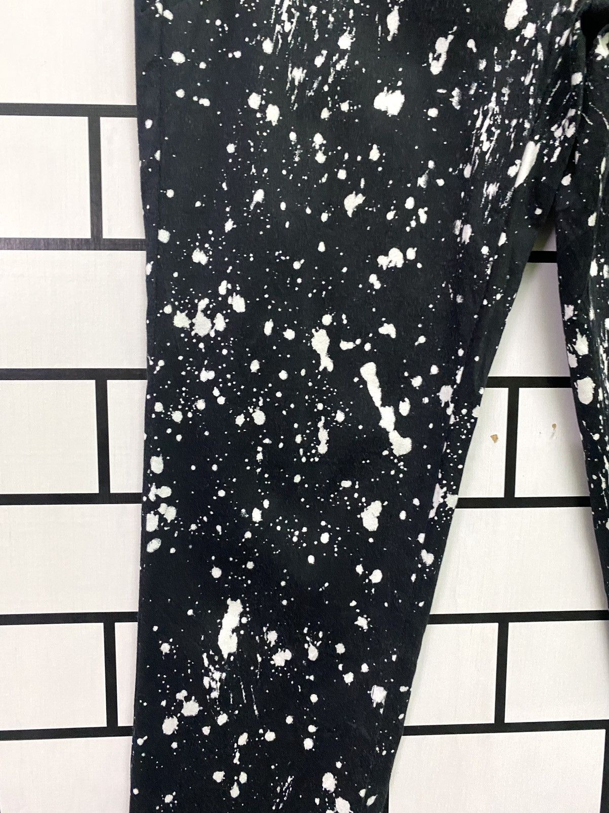 Designer × Japanese Brand Japan Made Black Acids Wash Nice Design Pants Size US 30 / EU 46 - 6 Thumbnail