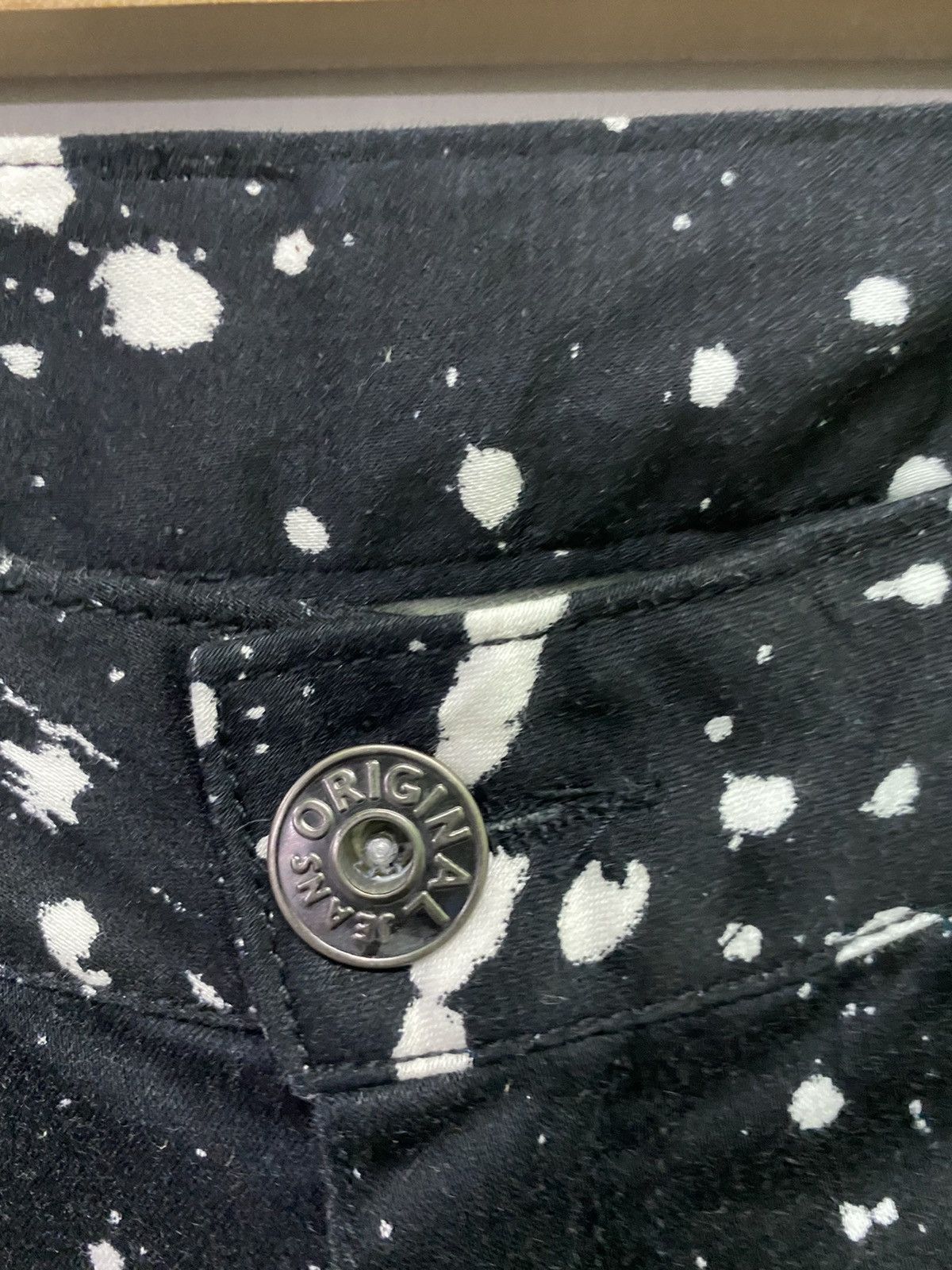 Designer × Japanese Brand Japan Made Black Acids Wash Nice Design Pants Size US 30 / EU 46 - 10 Thumbnail