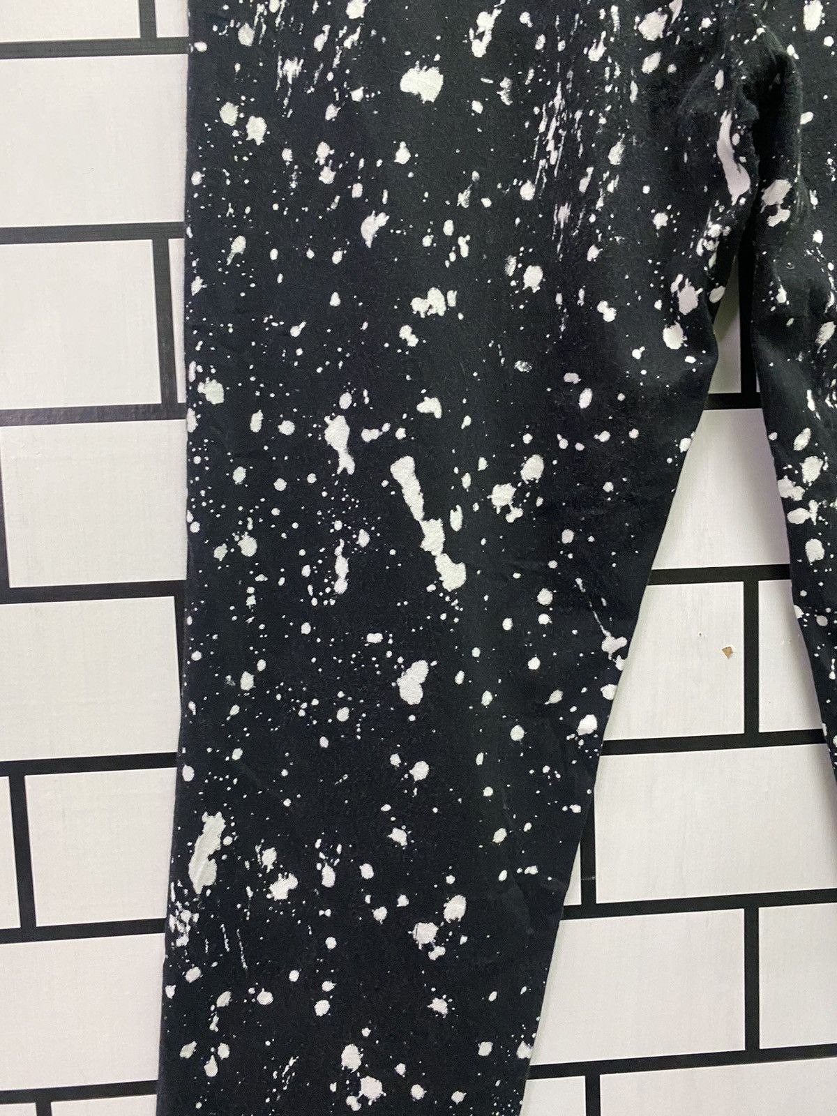 Designer × Japanese Brand Japan Made Black Acids Wash Nice Design Pants Size US 30 / EU 46 - 14 Thumbnail