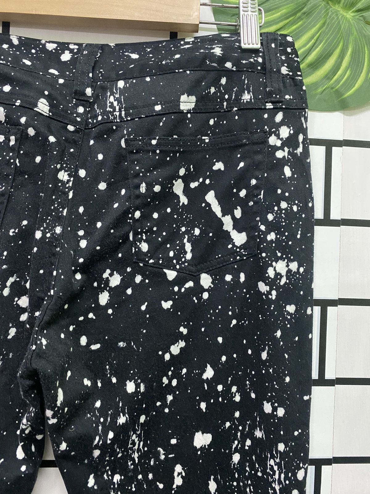 Designer × Japanese Brand Japan Made Black Acids Wash Nice Design Pants Size US 30 / EU 46 - 13 Thumbnail
