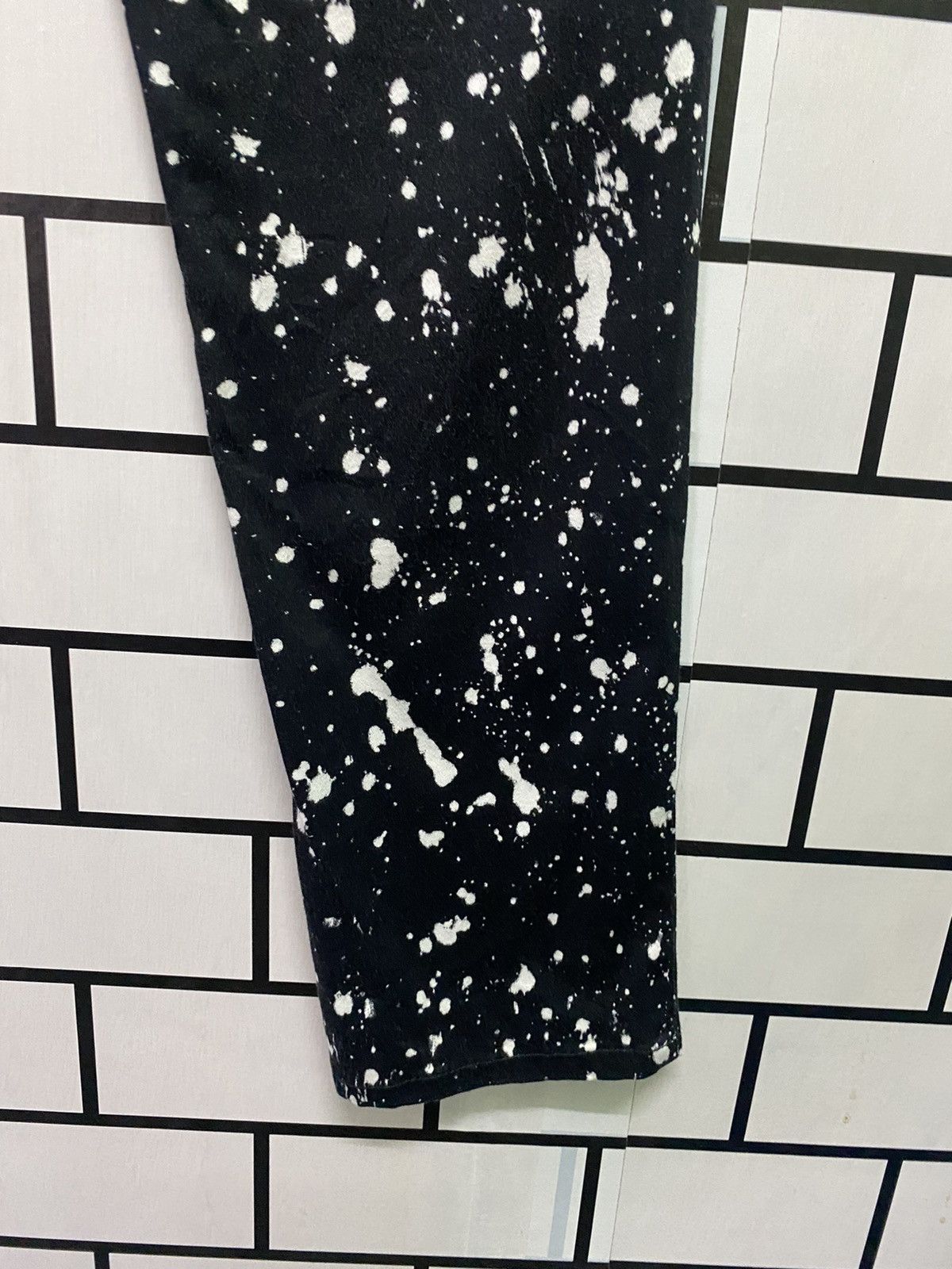 Designer × Japanese Brand Japan Made Black Acids Wash Nice Design Pants Size US 30 / EU 46 - 17 Thumbnail