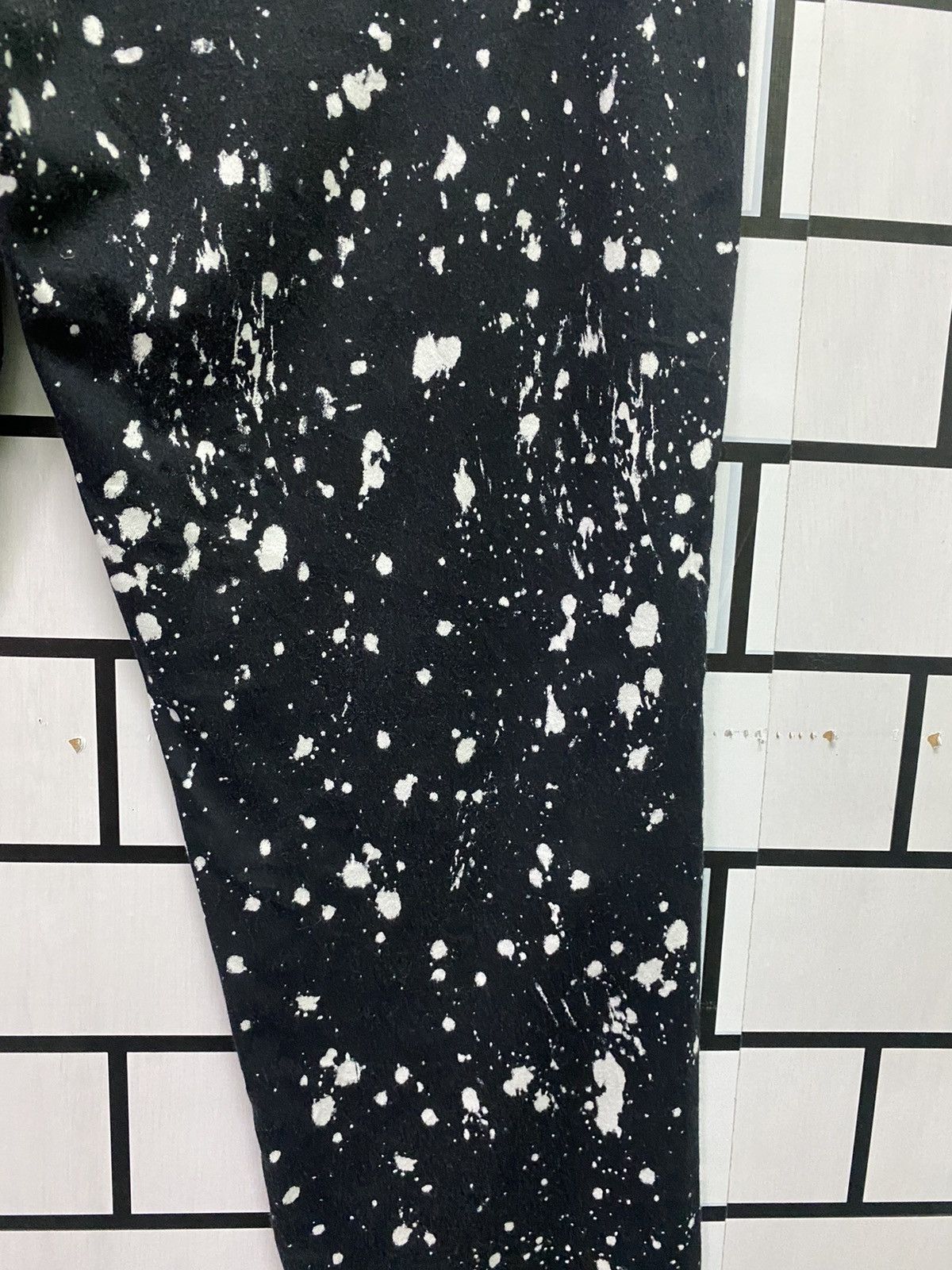 Designer × Japanese Brand Japan Made Black Acids Wash Nice Design Pants Size US 30 / EU 46 - 16 Thumbnail