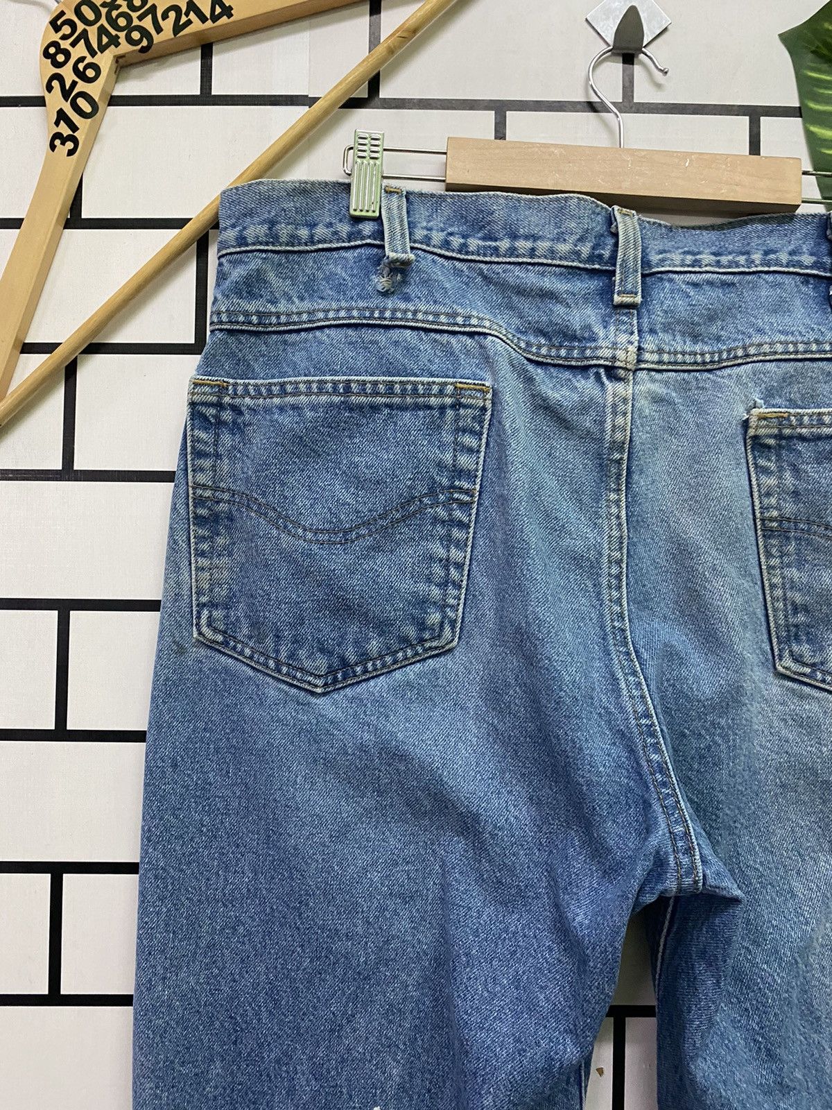 Vintage CARHARTT Dirty Paint Splashed Distressed Denim Jeans Size US 36 / EU 52 - 13 Thumbnail