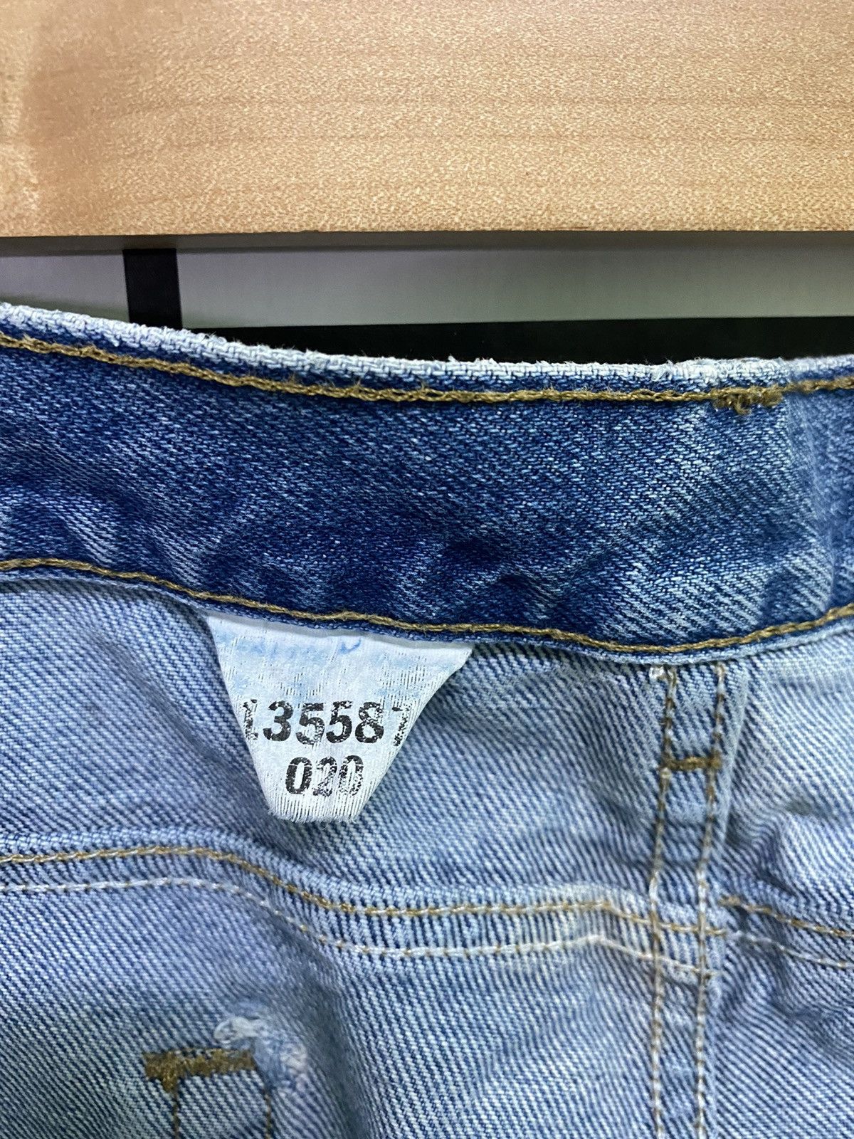 Vintage CARHARTT Dirty Paint Splashed Distressed Denim Jeans Size US 36 / EU 52 - 20 Thumbnail