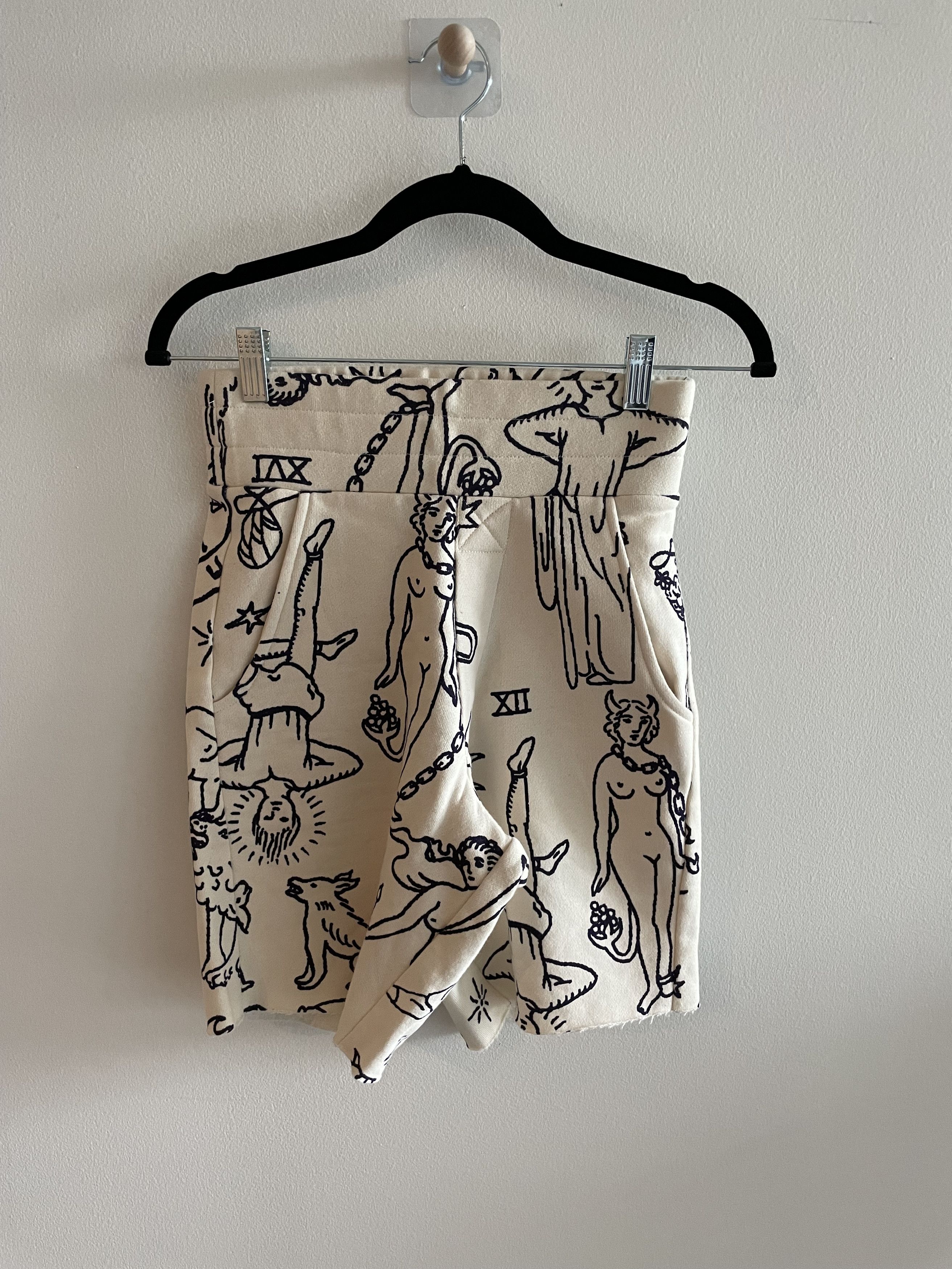 Elder Statesman Tati Compton Fleece Shorts