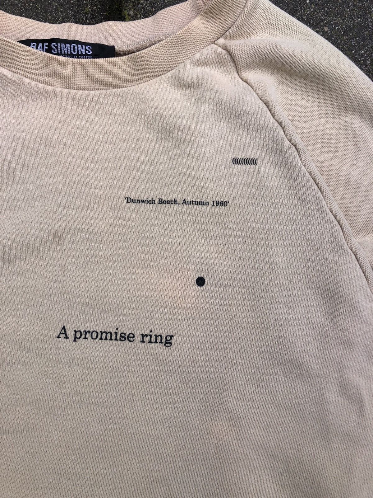Raf Simons Raf Simons "A Promise Ring" Sweatshirt S/S 2005 Size US M / EU 48-50 / 2 - 3 Thumbnail