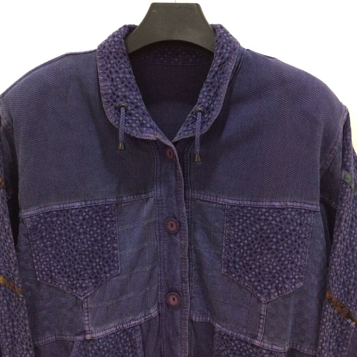 Indigo × Japanese Brand Japanese Traditional indigo Patchwork Jacket Size US L / EU 52-54 / 3 - 2 Thumbnail