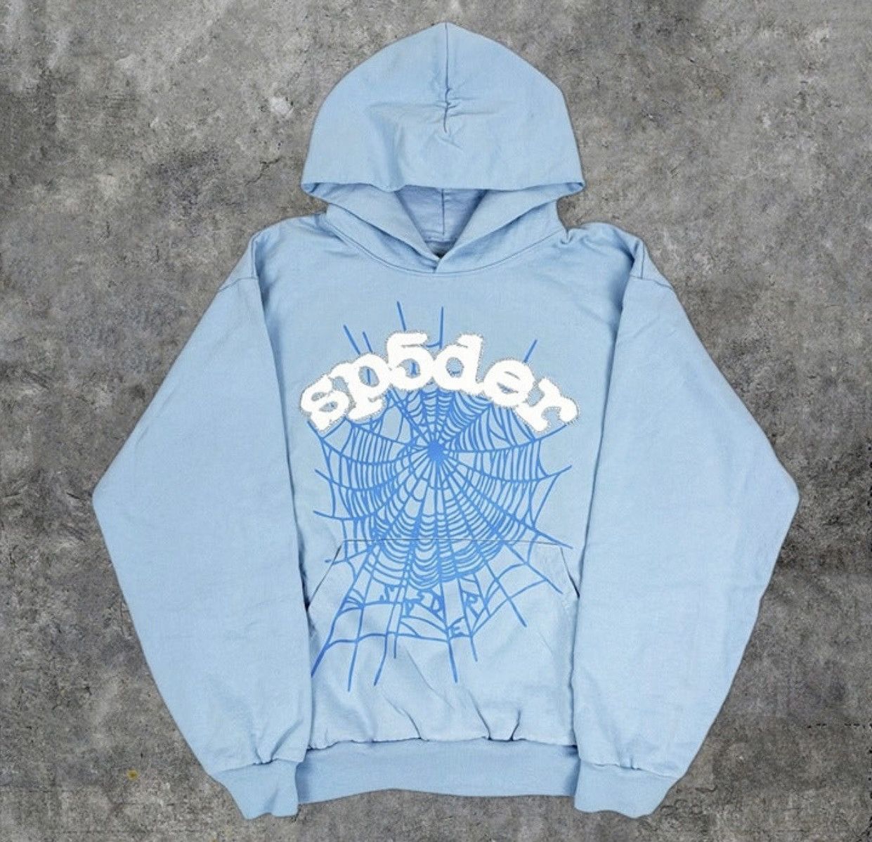 Spider Worldwide Sky Blue Hoodie | Grailed