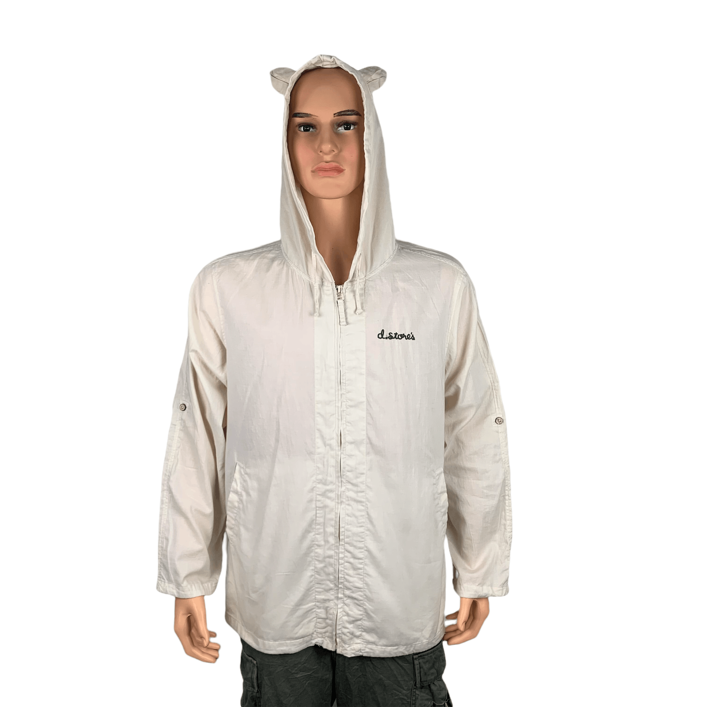 Japanese Brand Drug Store's Big Logo on Back Light Jacket #3573-74 Size US L / EU 52-54 / 3 - 6 Thumbnail