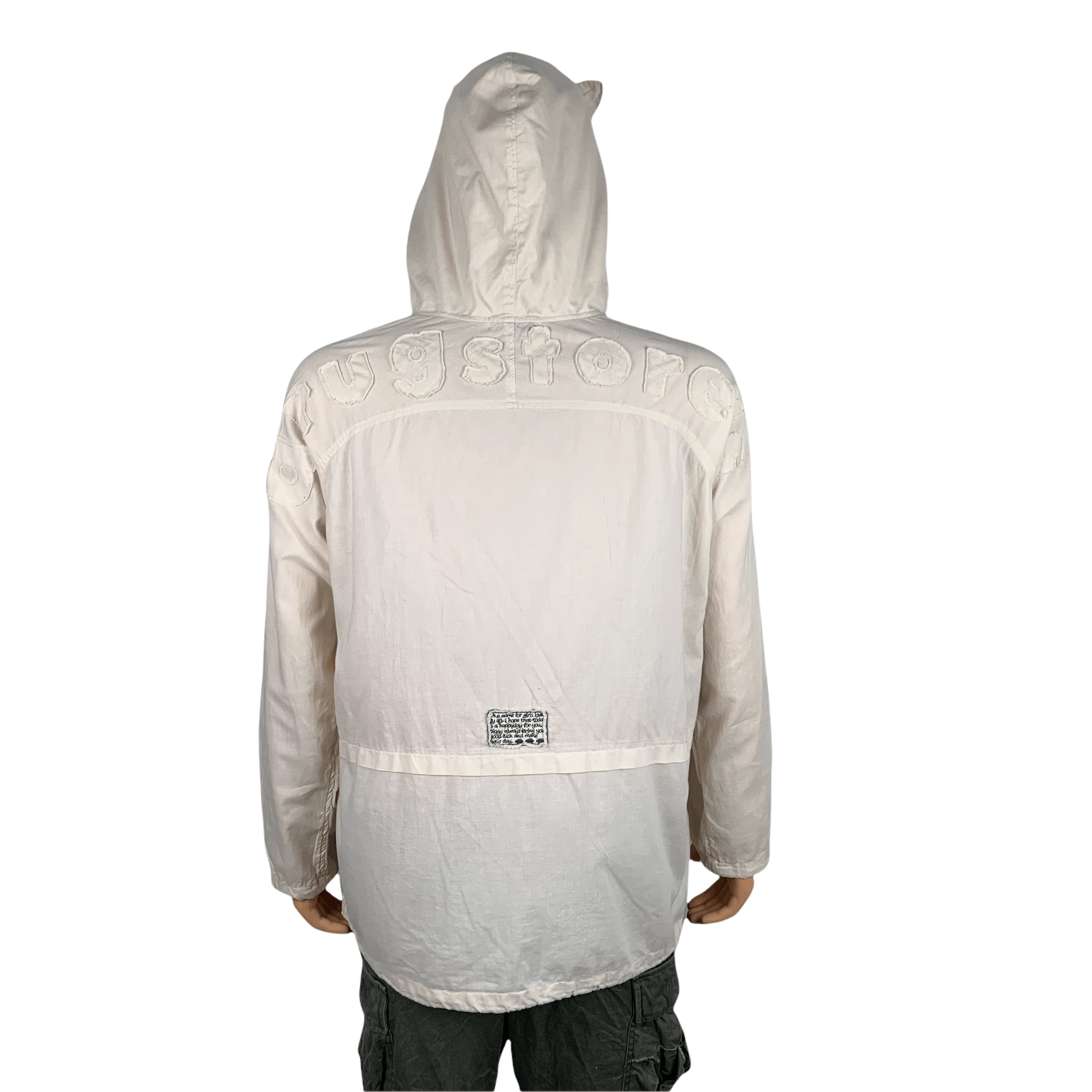 Japanese Brand Drug Store's Big Logo on Back Light Jacket #3573-74 Size US L / EU 52-54 / 3 - 2 Thumbnail