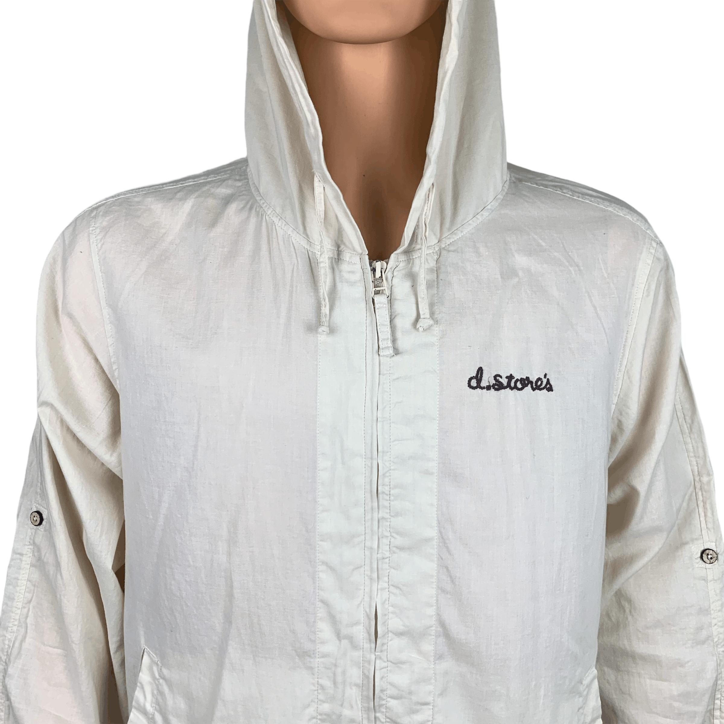 Japanese Brand Drug Store's Big Logo on Back Light Jacket #3573-74 Size US L / EU 52-54 / 3 - 8 Thumbnail
