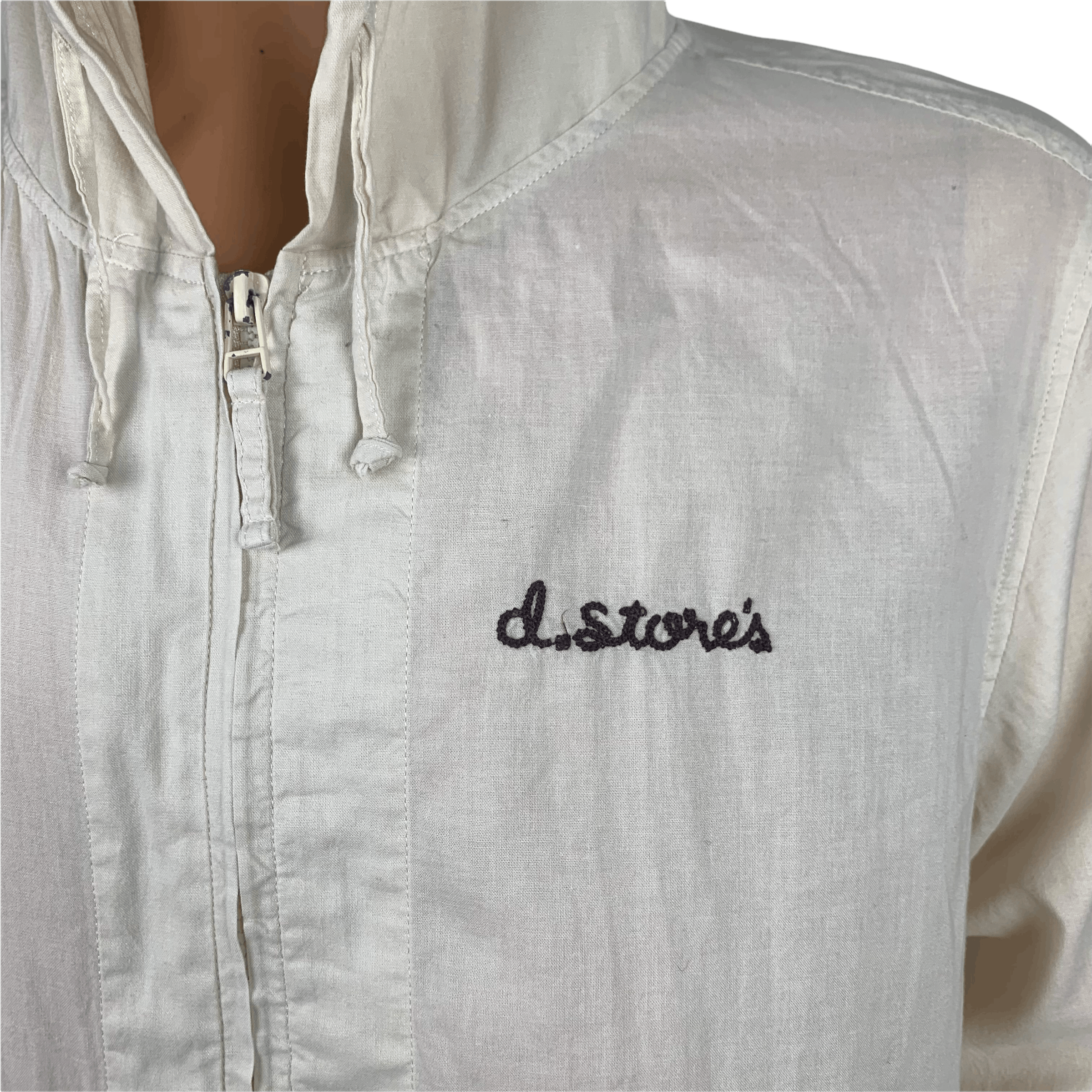Japanese Brand Drug Store's Big Logo on Back Light Jacket #3573-74 Size US L / EU 52-54 / 3 - 9 Thumbnail