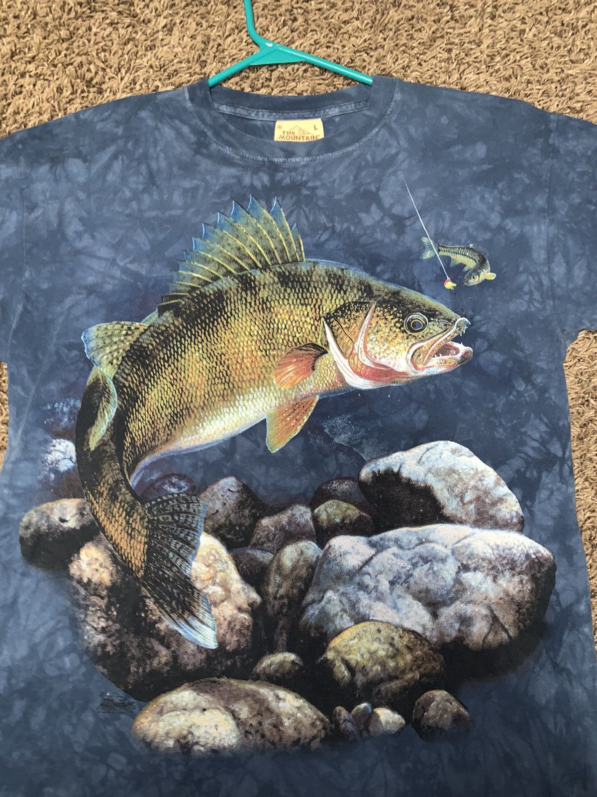 The Mountain Vintage The Mountain Fishing T-Shirt Size US L / EU 52-54 / 3 - 2 Thumbnail