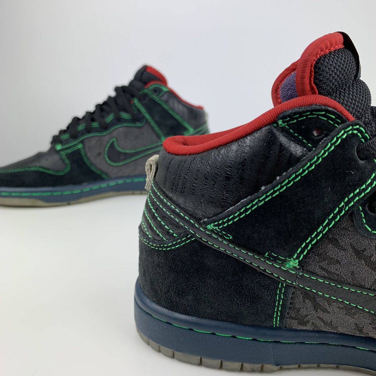 Nike !NEW 2009 Nike SB Dunk High Twin Peaks GS Size US 5 / IT 35 - 11 Thumbnail