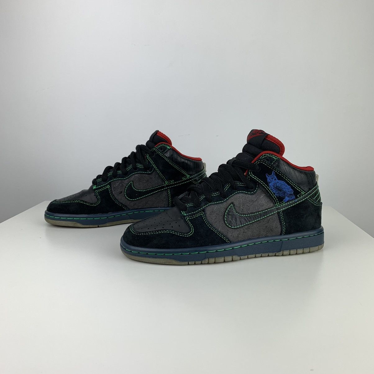 Nike !NEW 2009 Nike SB Dunk High Twin Peaks GS Size US 5 / IT 35 - 5 Thumbnail