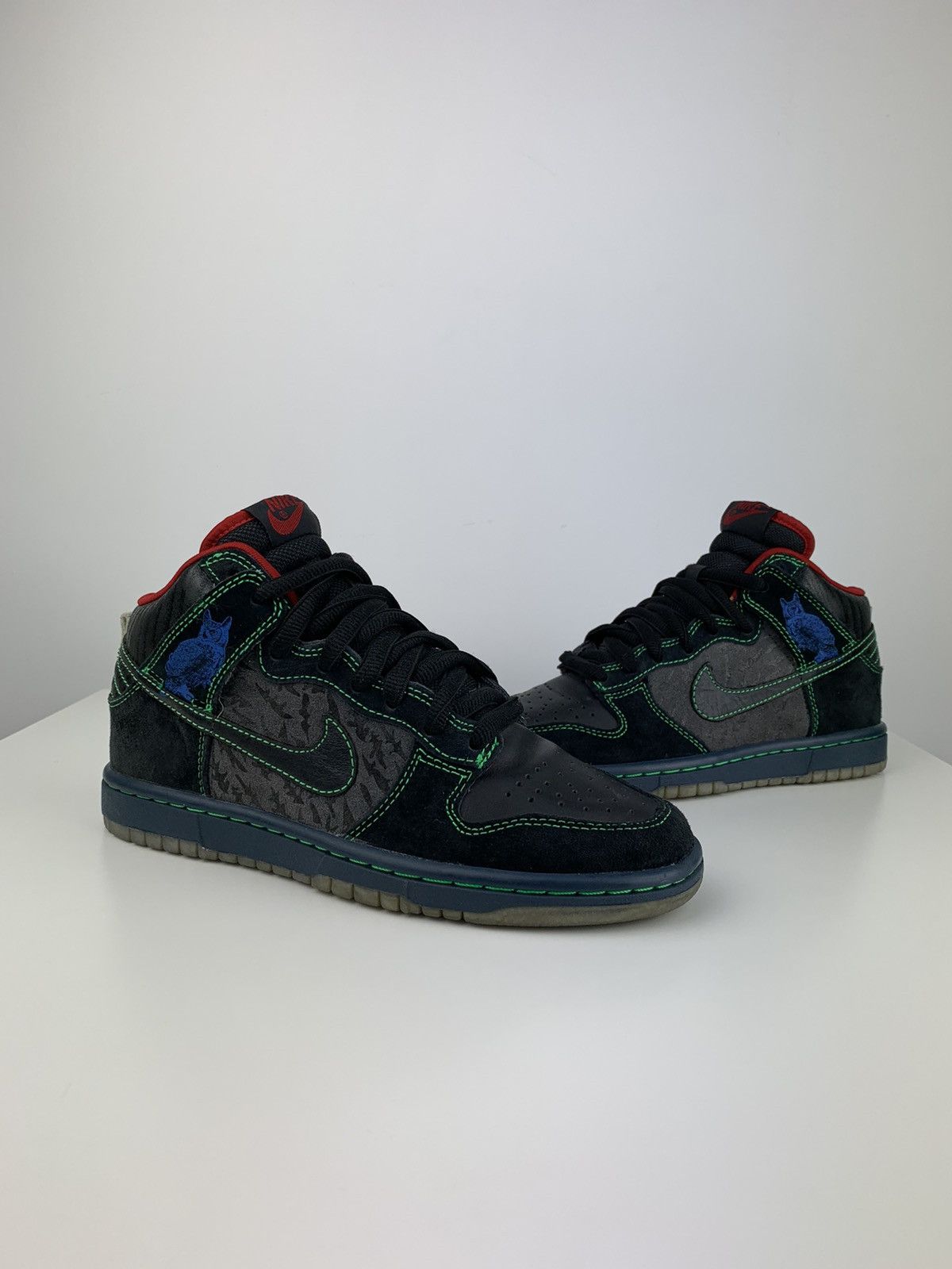 Nike !NEW 2009 Nike SB Dunk High Twin Peaks GS Size US 5 / IT 35 - 4 Thumbnail