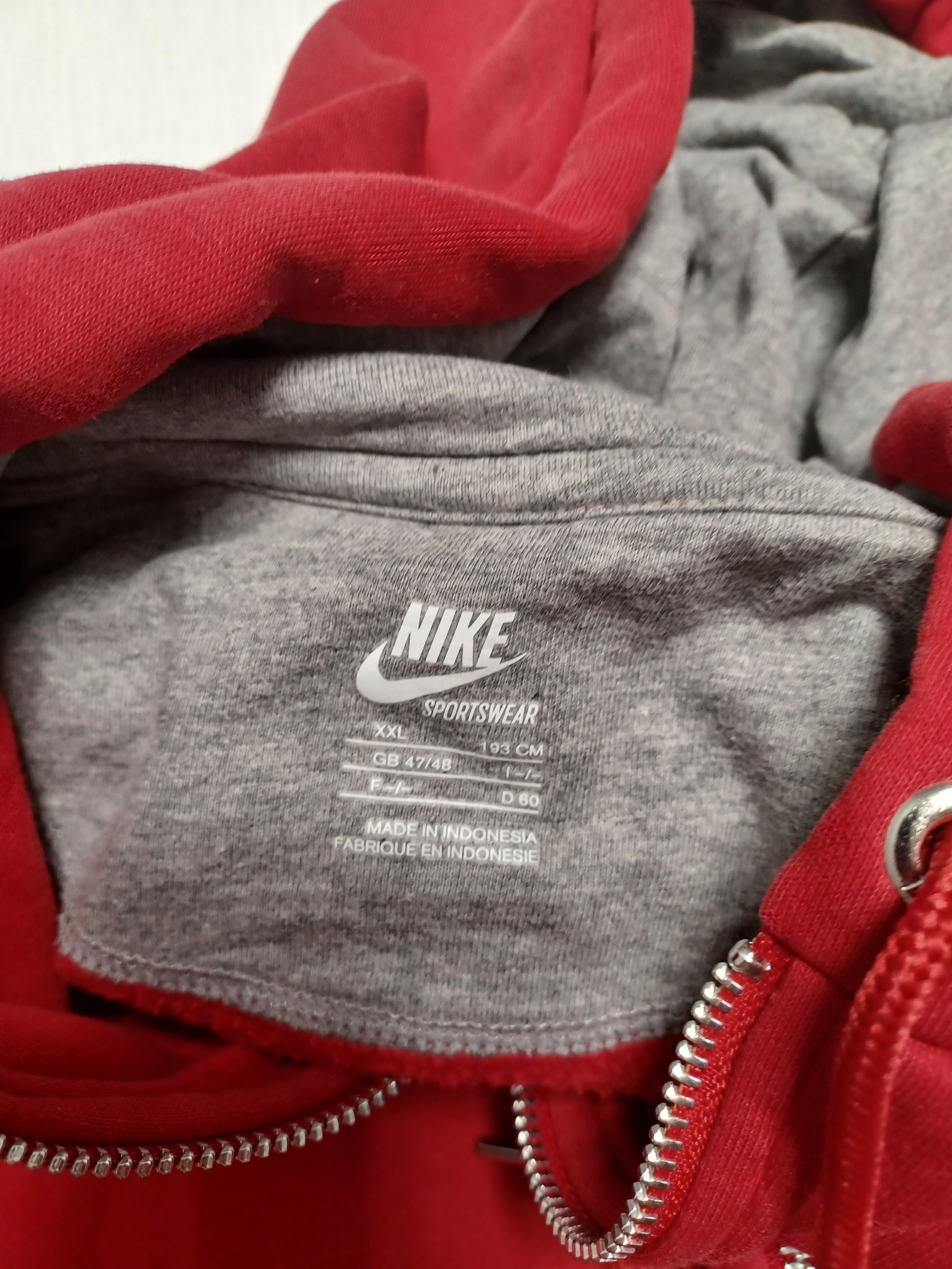 Nike Nike biglogo zip hoodie on flecce vintage bigsize streetwear Size US XXL / EU 58 / 5 - 6 Thumbnail
