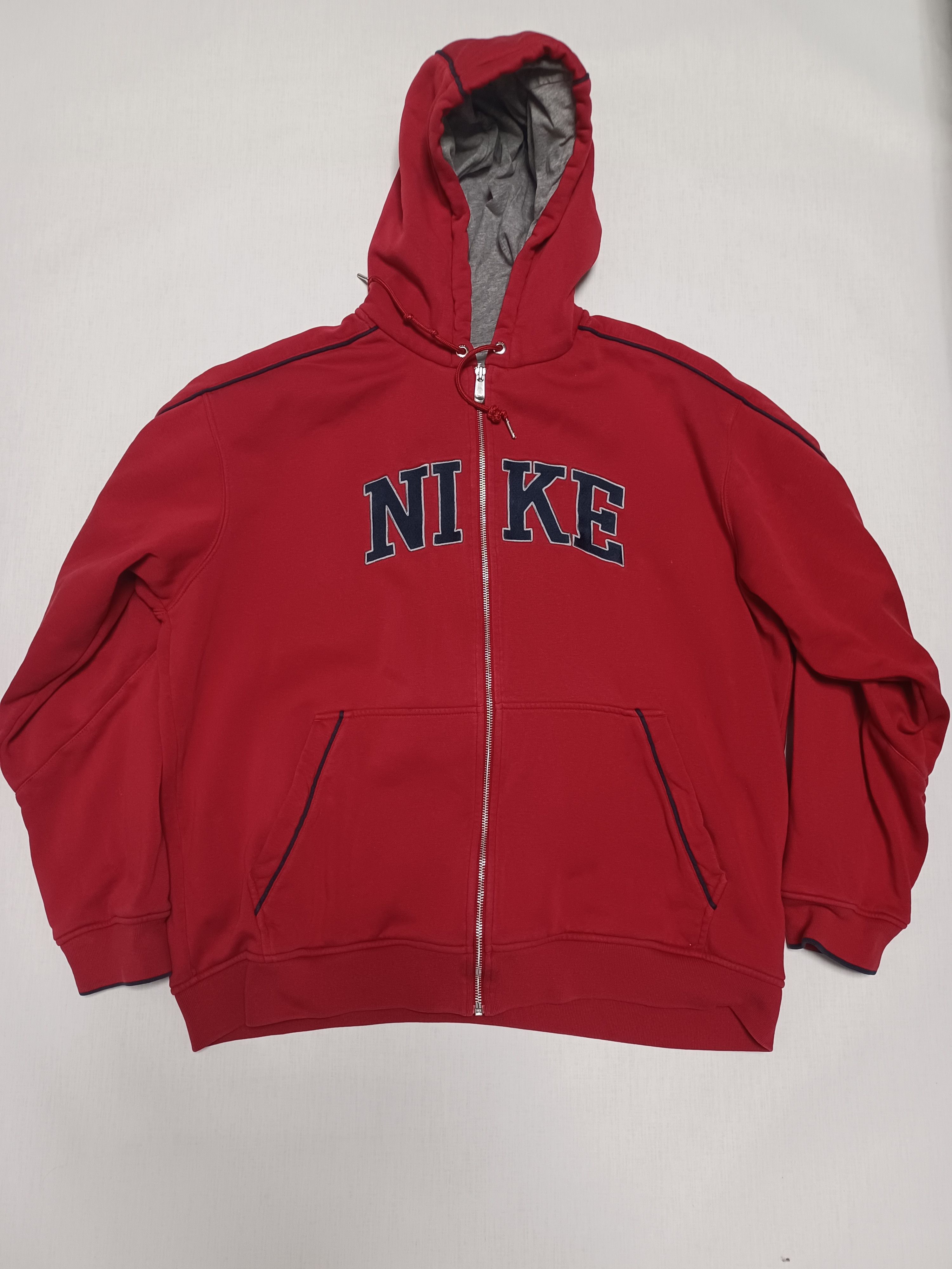 Nike × Stussy Stussy Nike Fleece Zip Hoodie in Habanero Red | Grailed