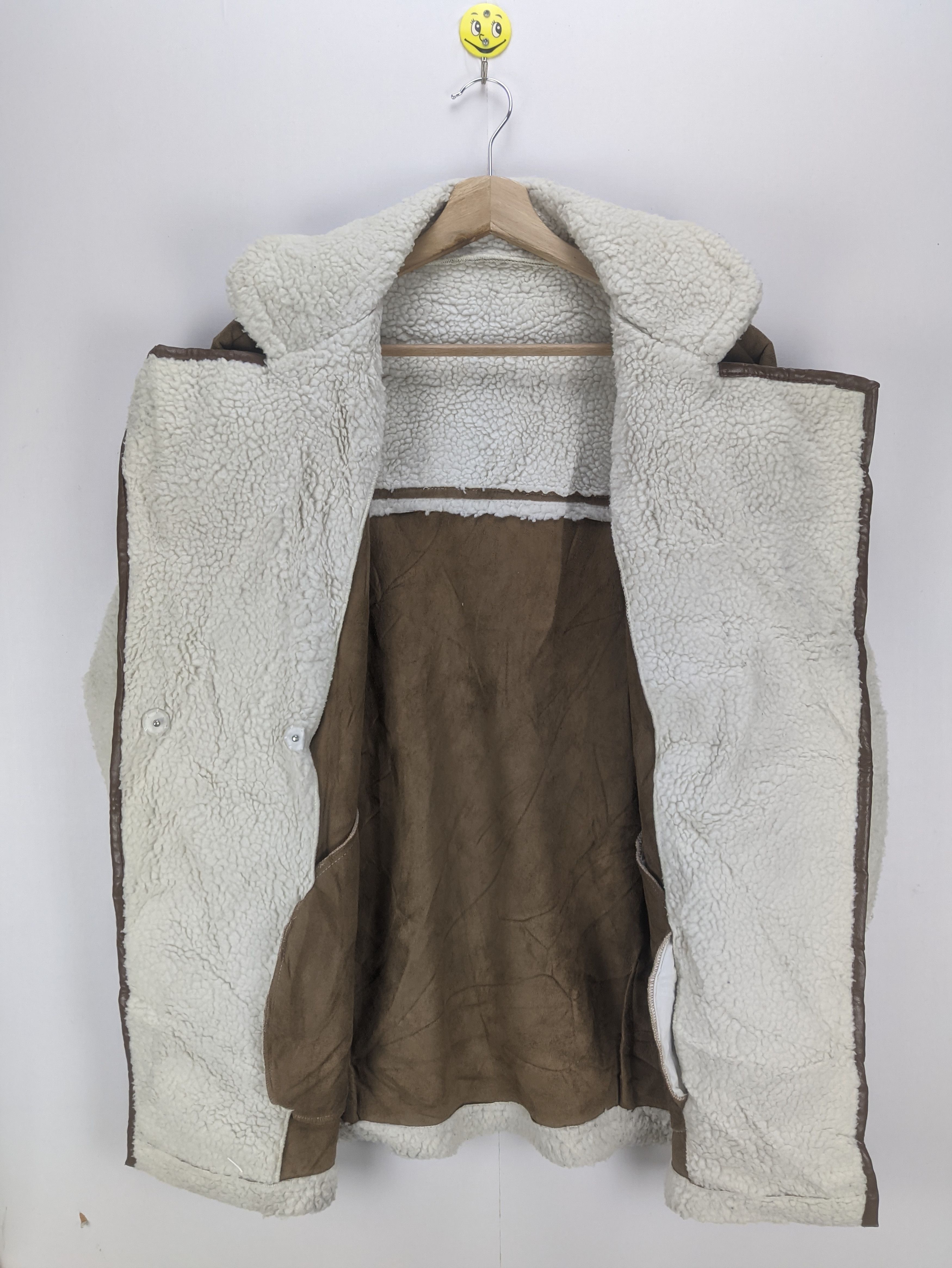 Japanese Brand × Vintage Steals🔥Vintage Sherpa Coat Jacket B3 Style by Ray Cassin Size US M / EU 48-50 / 2 - 5 Thumbnail